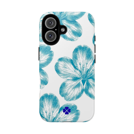 Blue Hibiscus Phone Case