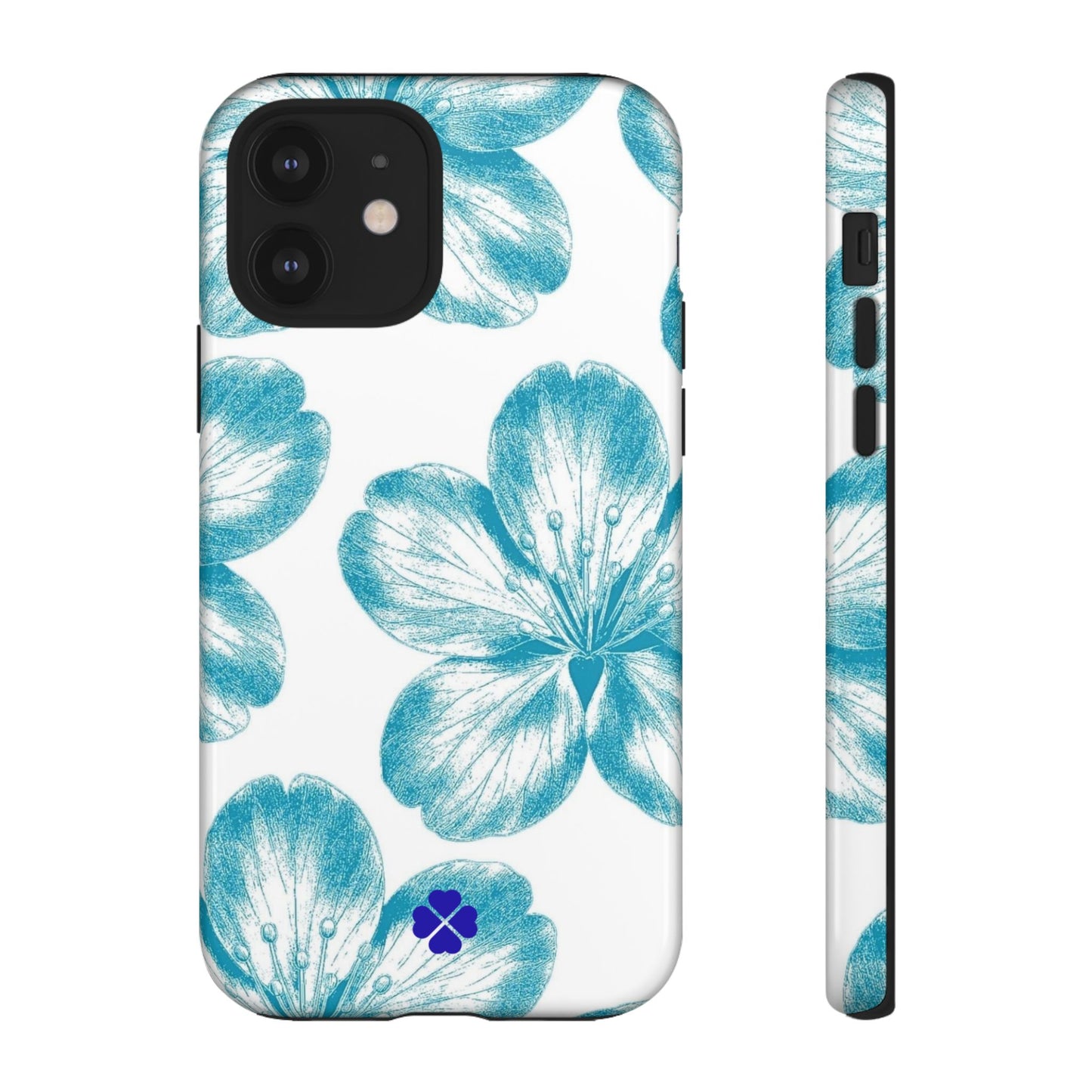 Blue Hibiscus Phone Case