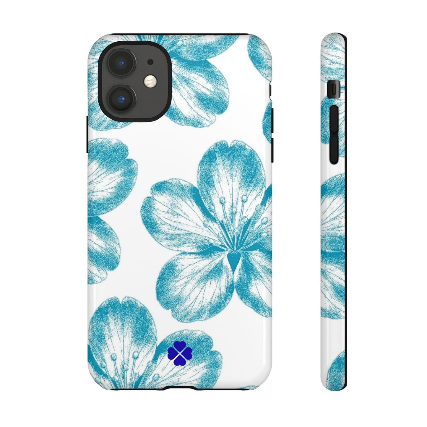 Blue Hibiscus Phone Case