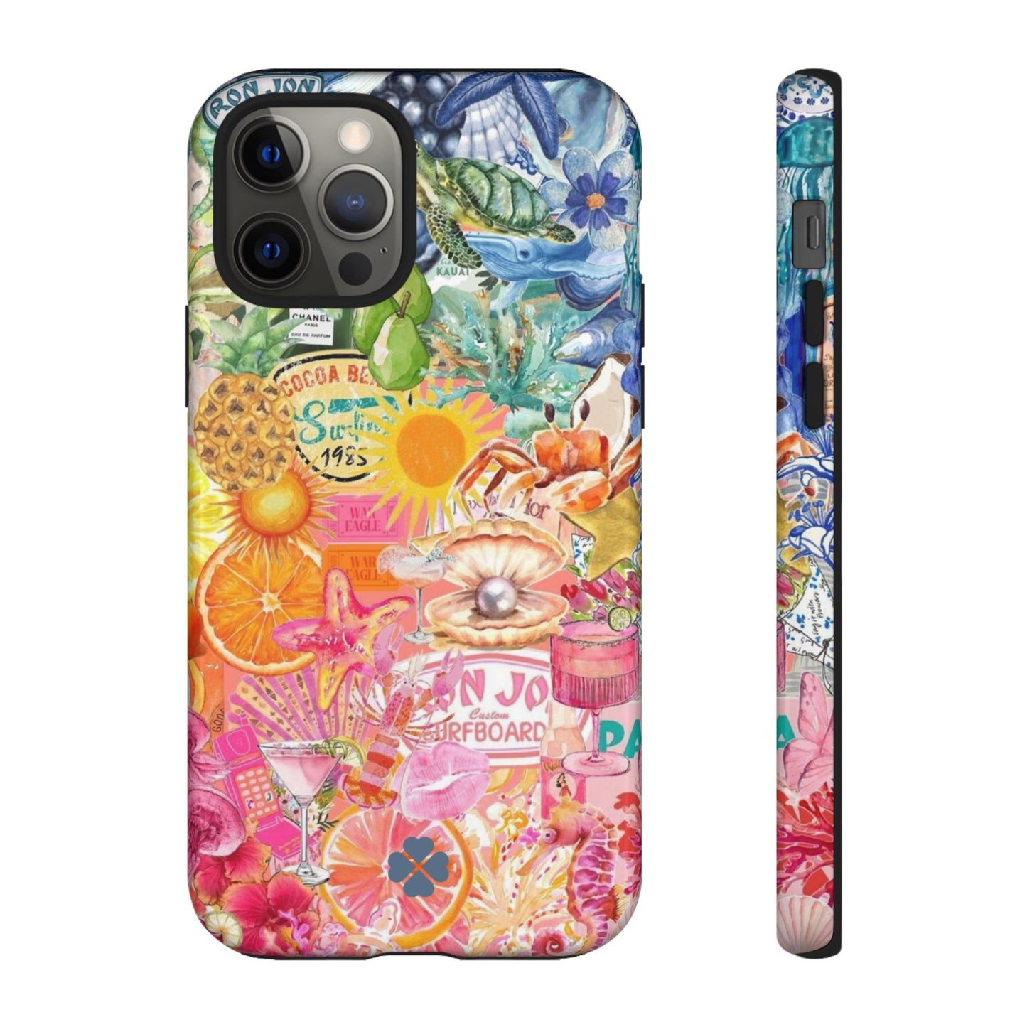 Rainbow Summer Collage Phone Case
