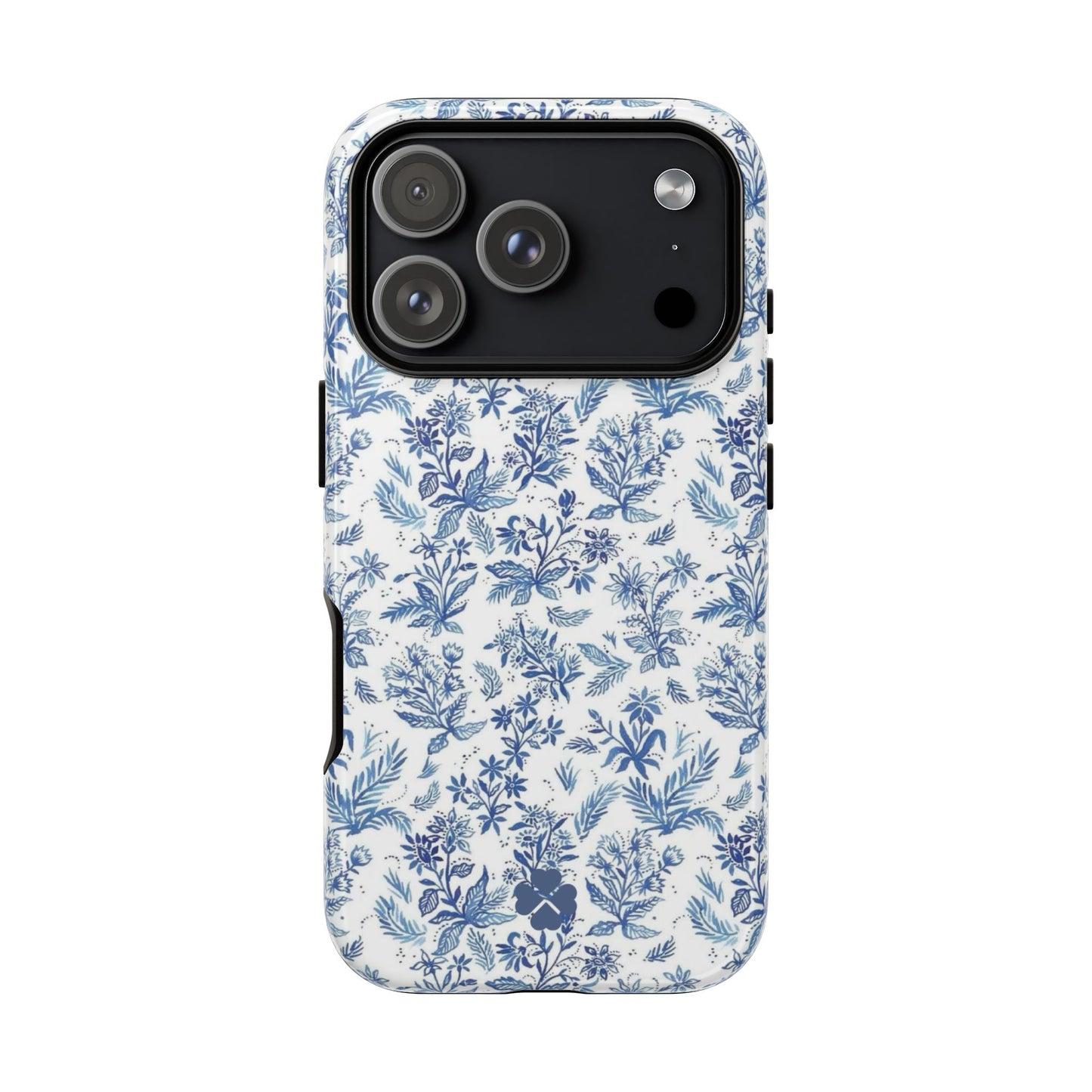 Blue Toile Phone Case