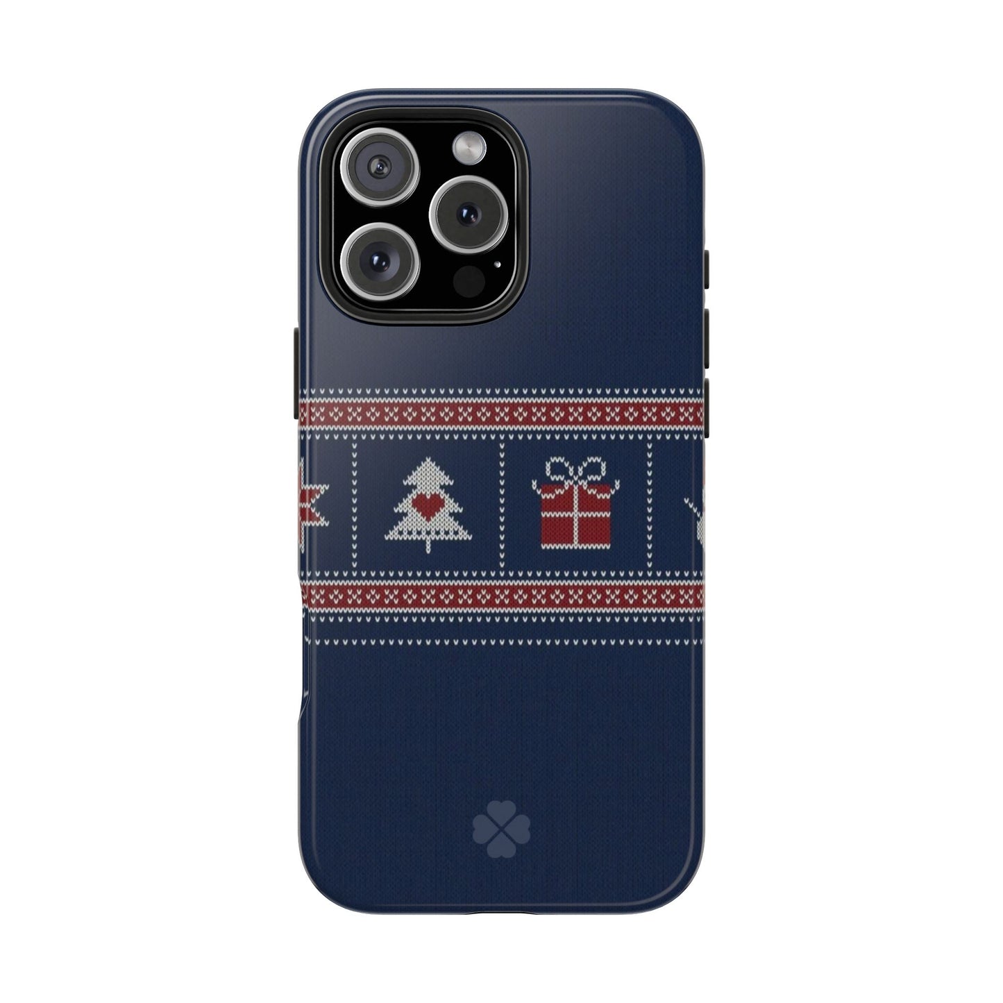 Blue Christmas Sweater Phone Case