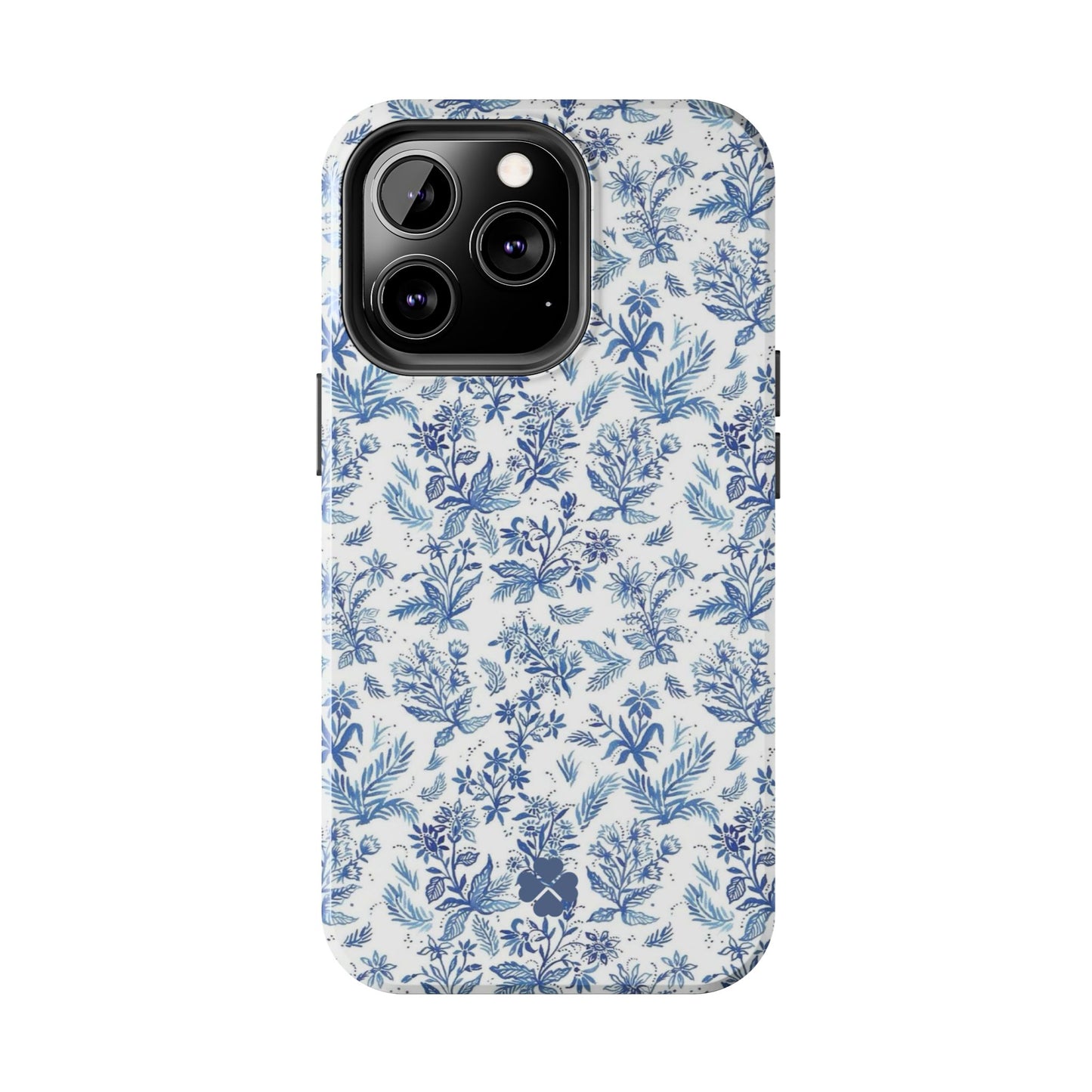 Blue Toile Phone Case