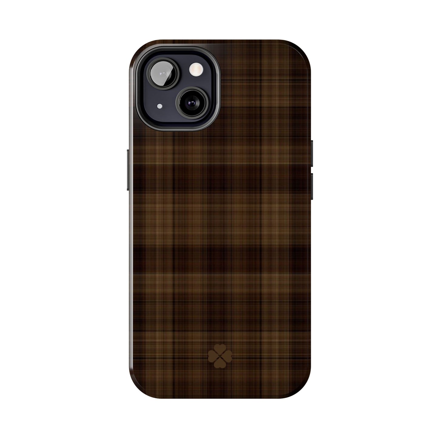 Brown Flannel Phone Case