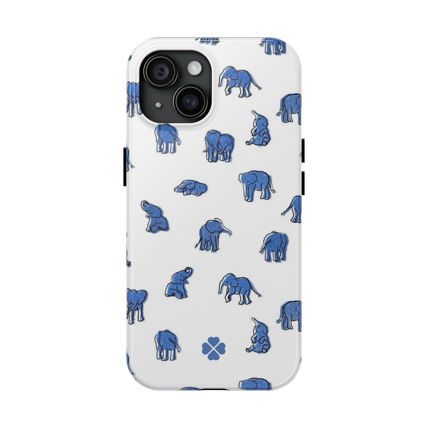 Blue Elephant Phone Case
