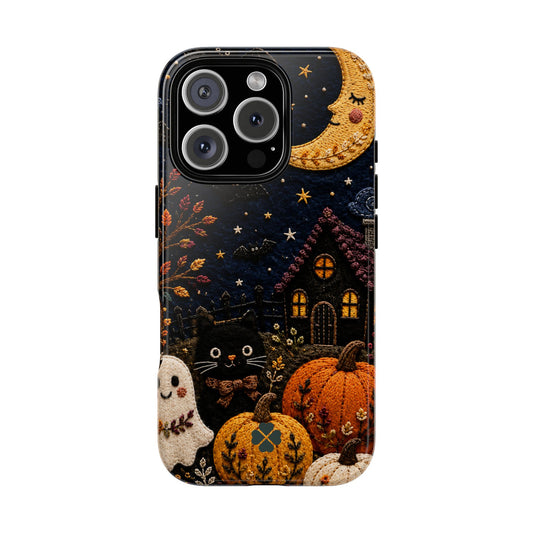 Embroidered Halloween Phone Case