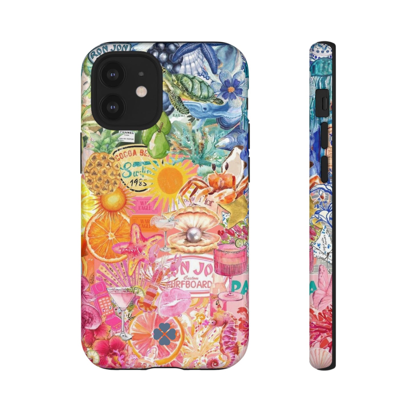 Rainbow Summer Collage Phone Case