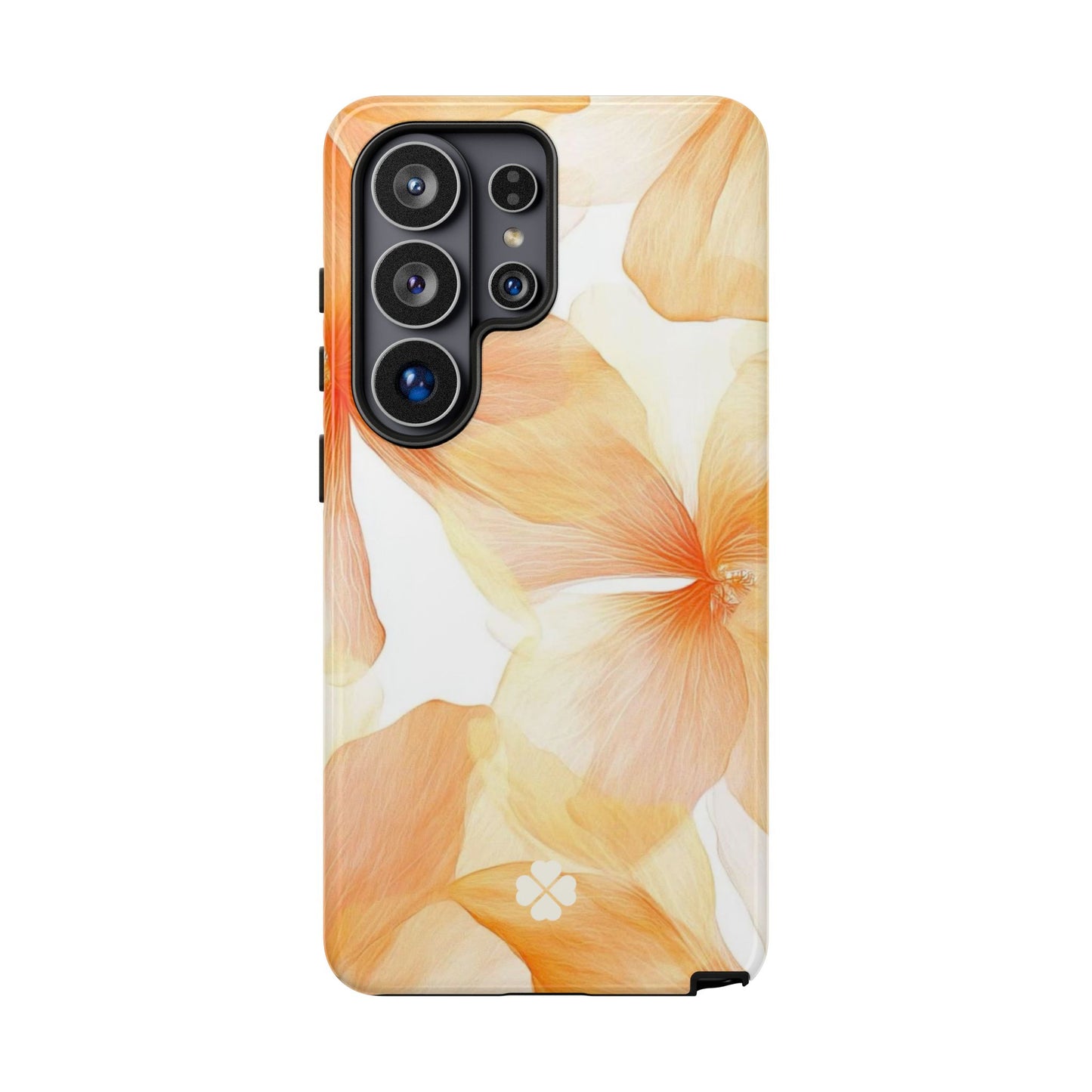 Orange Floral Phone Case