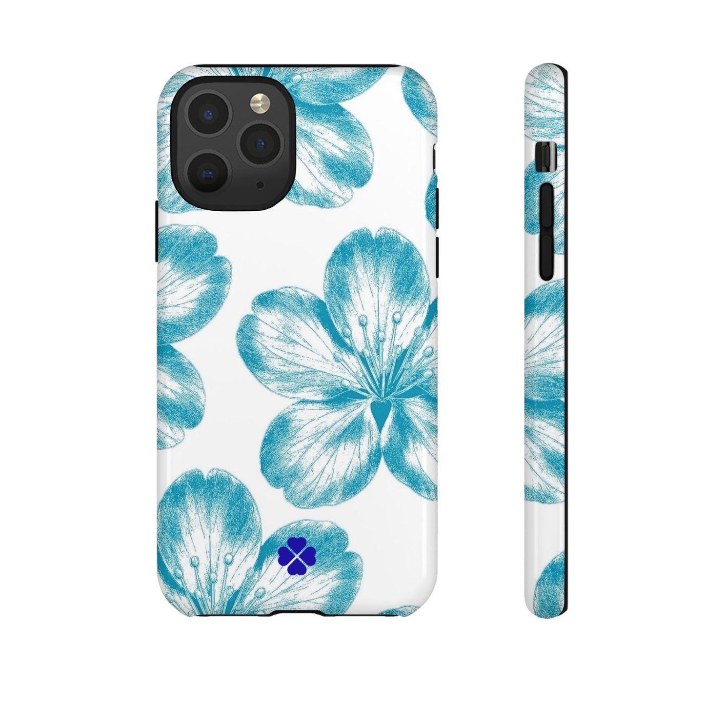Blue Hibiscus Phone Case