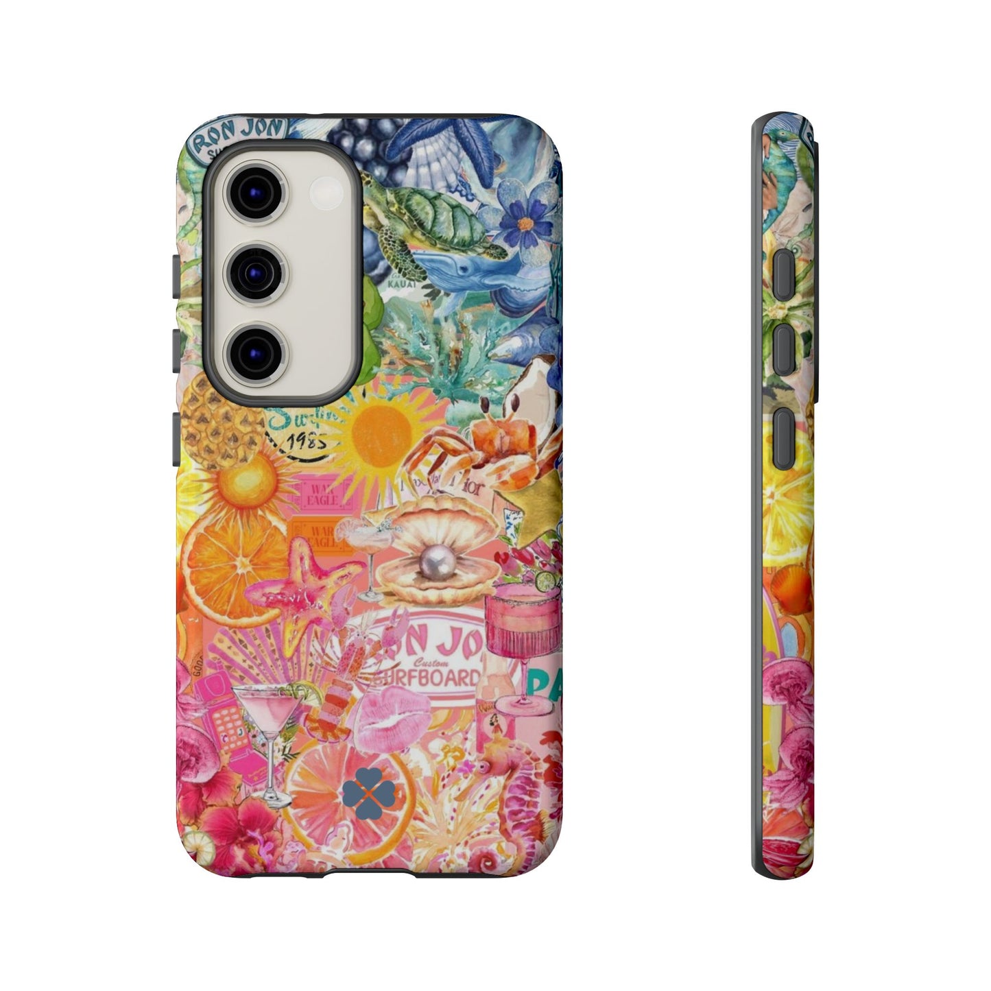 Rainbow Summer Collage Phone Case