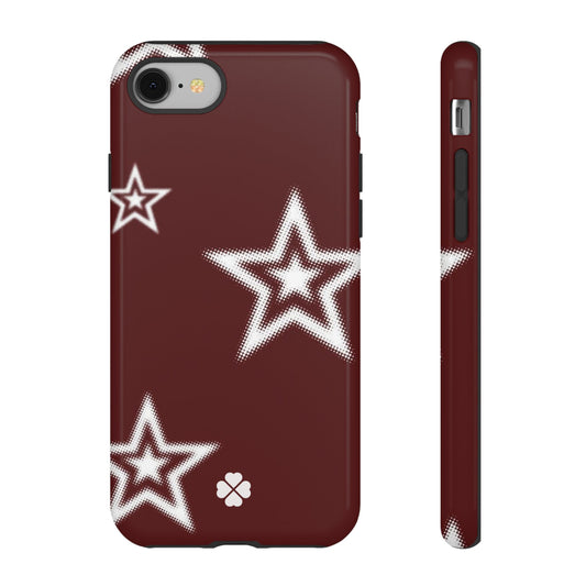 Starry Maroon Phone Case