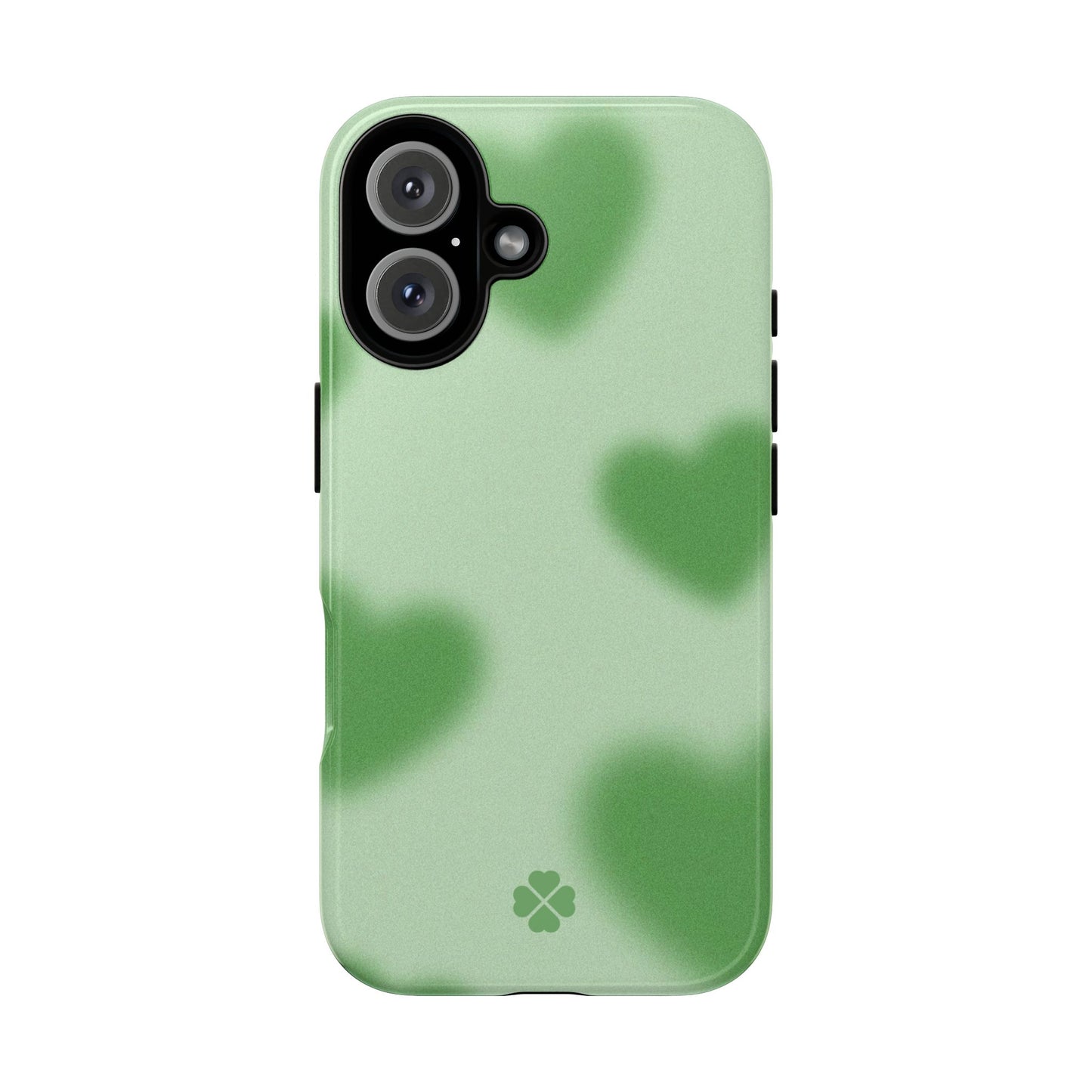 Green Hearts Phone Case