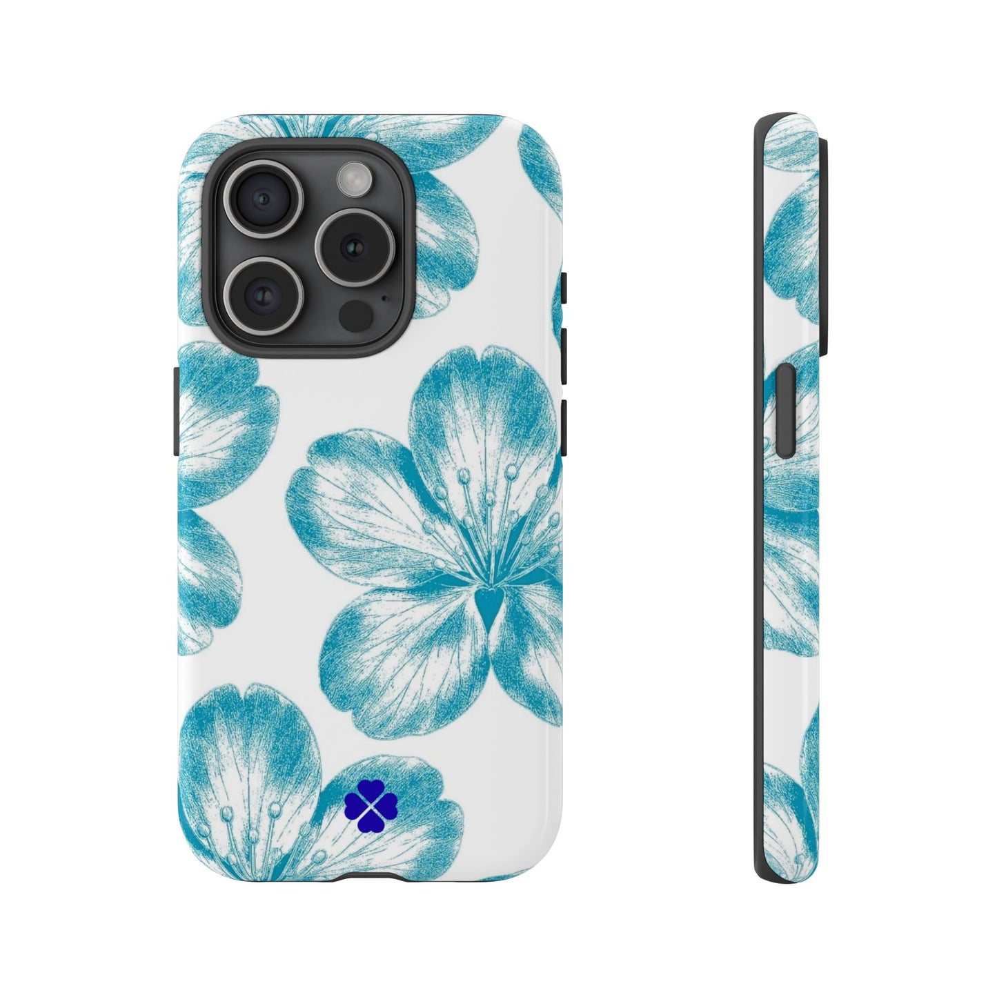Blue Hibiscus Phone Case