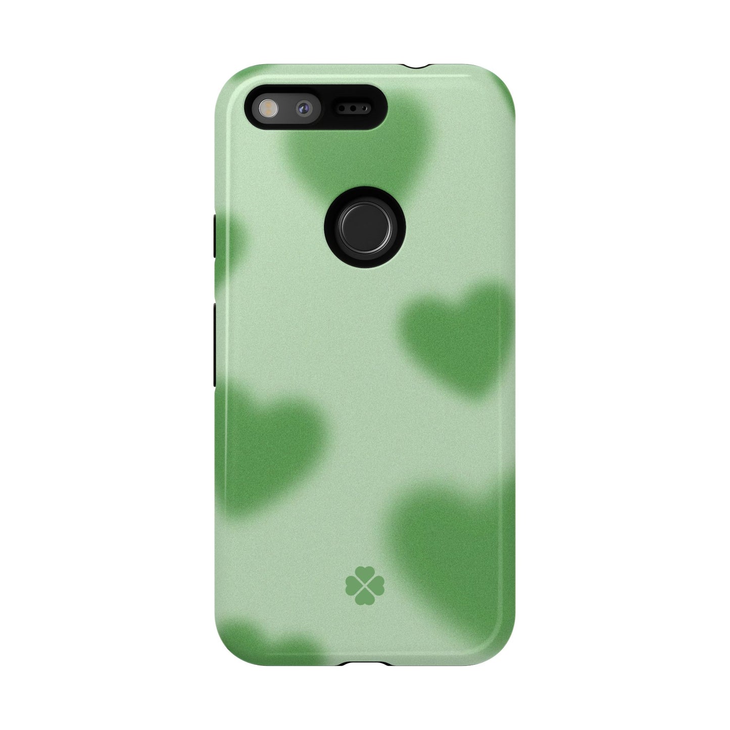 Green Hearts Phone Case