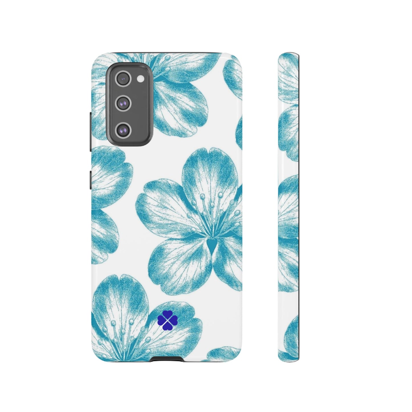 Blue Hibiscus Phone Case