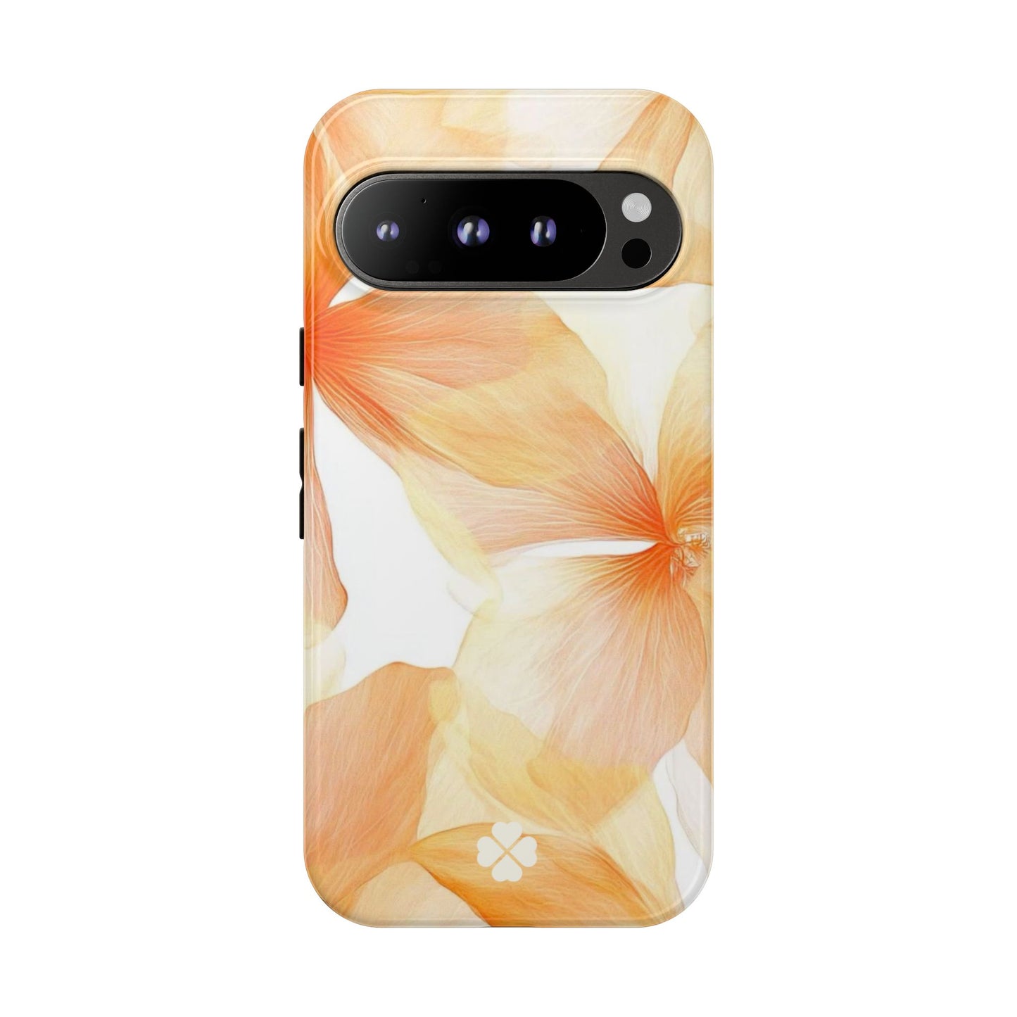 Orange Floral Phone Case