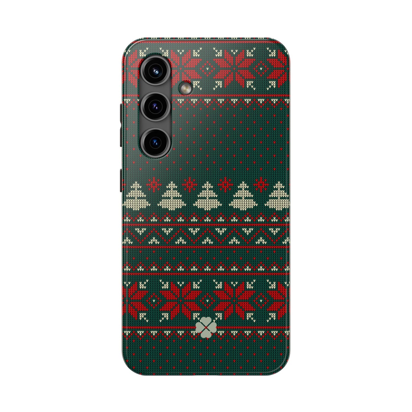 Green Christmas Sweater Phone Case