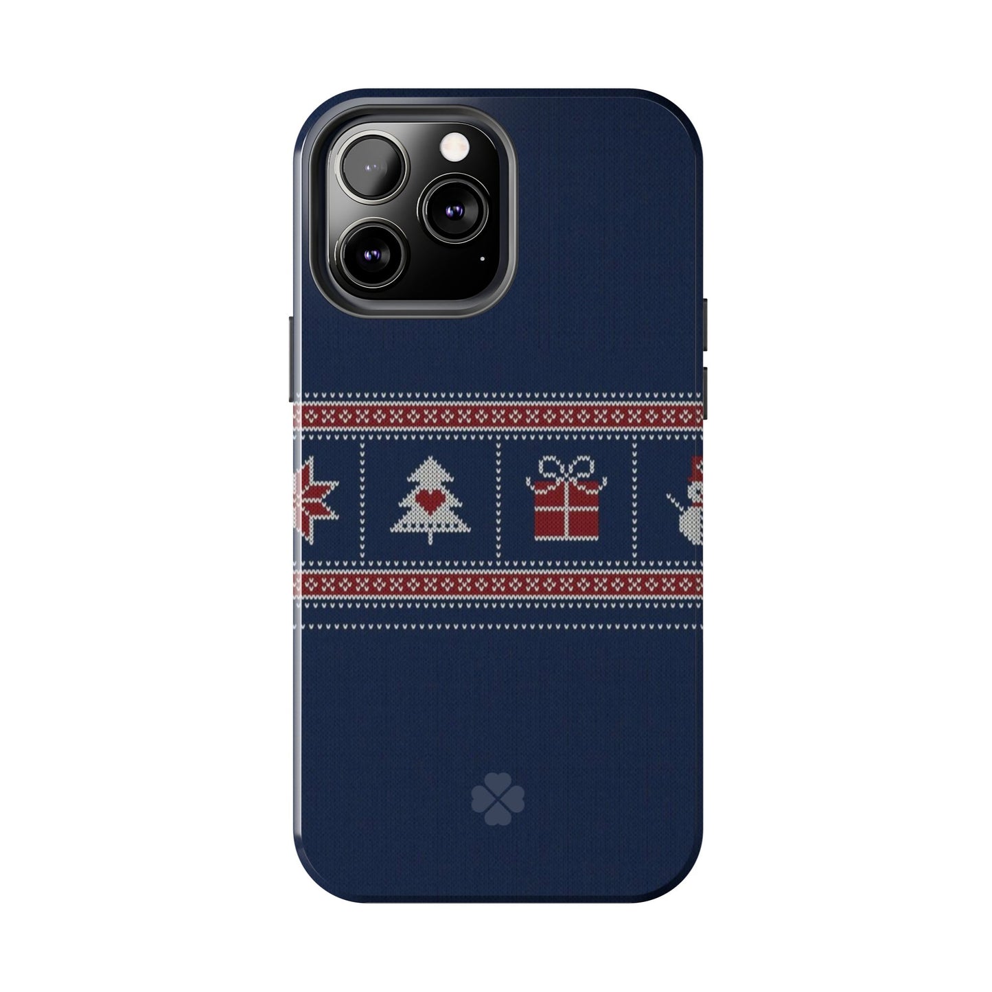 Blue Christmas Sweater Phone Case