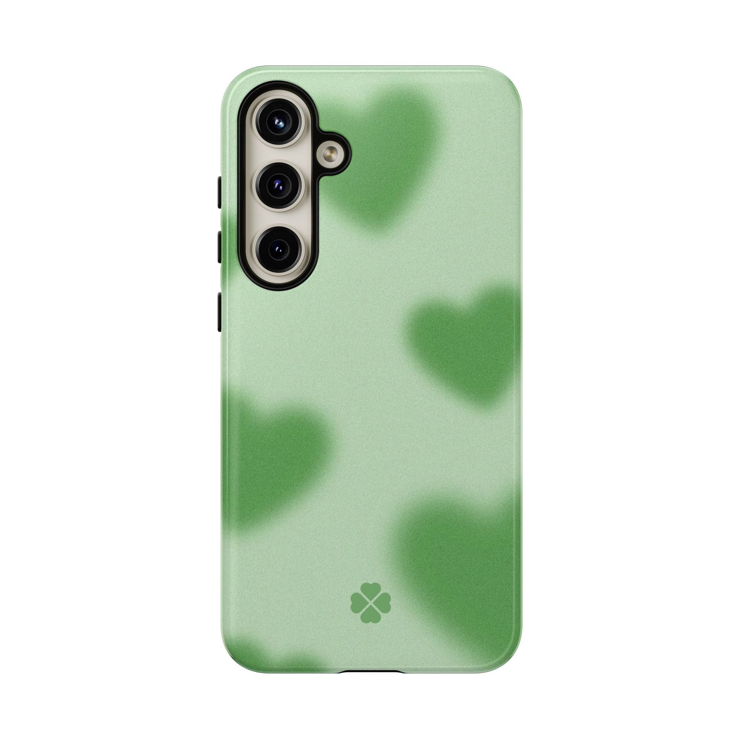 Green Hearts Phone Case