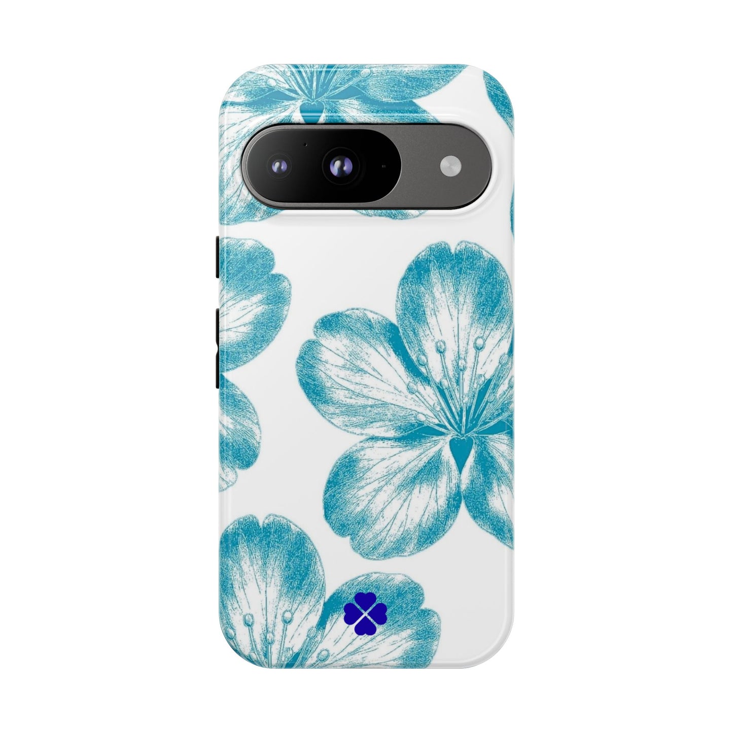 Blue Hibiscus Phone Case