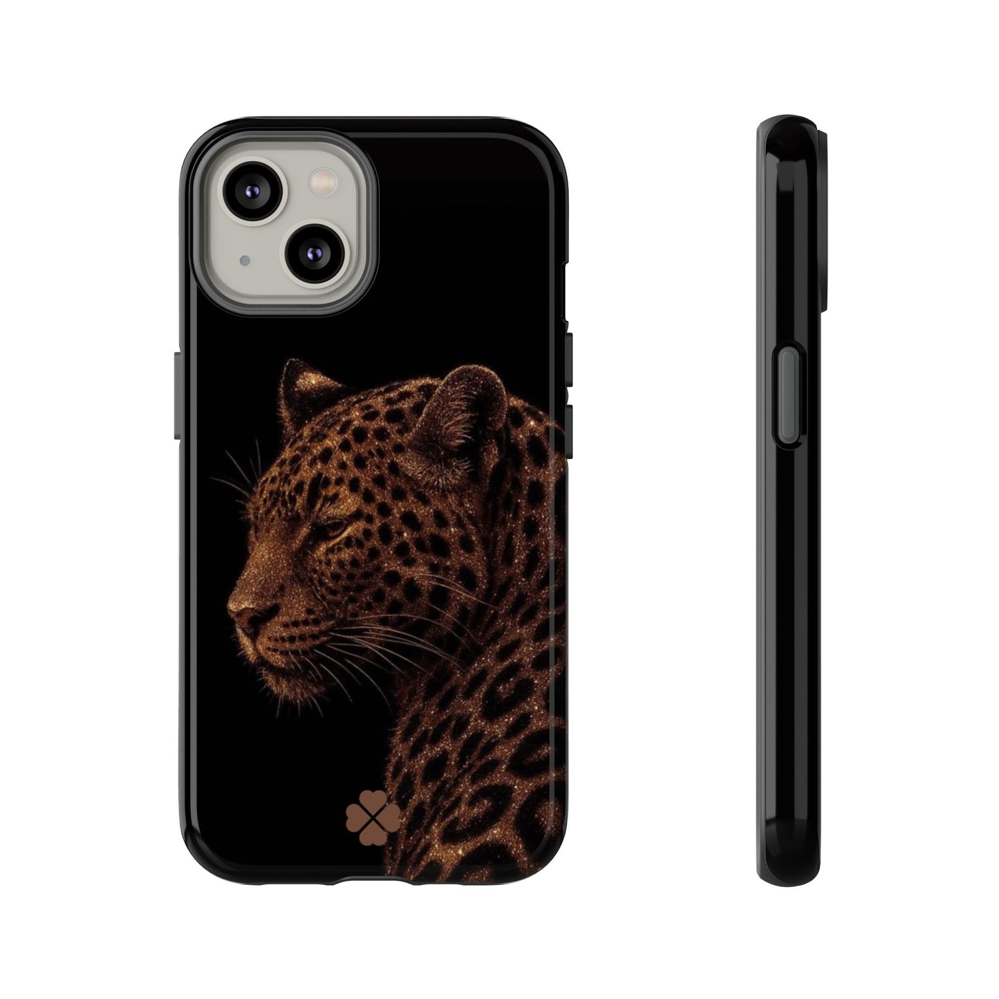 Glitter Leopard Phone Case