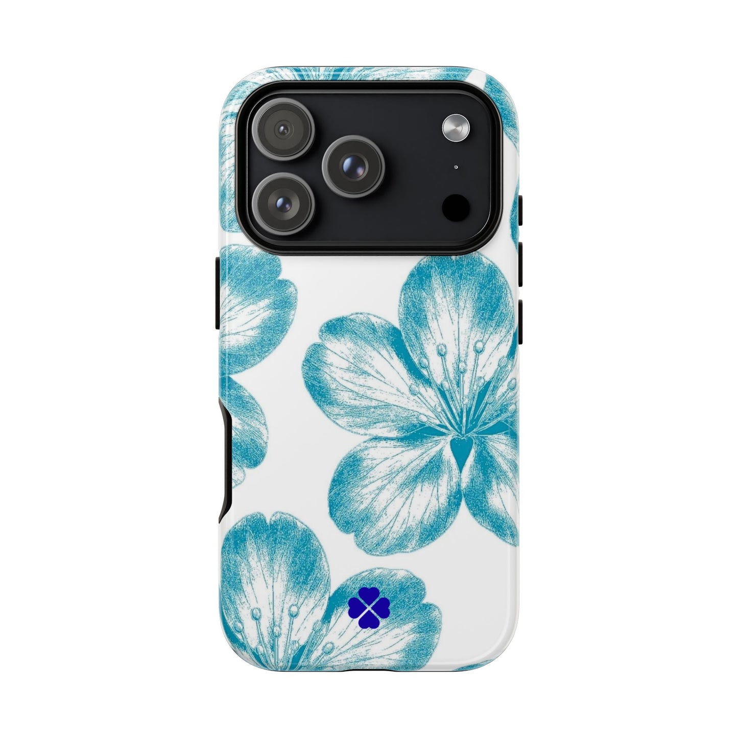 Blue Hibiscus Phone Case
