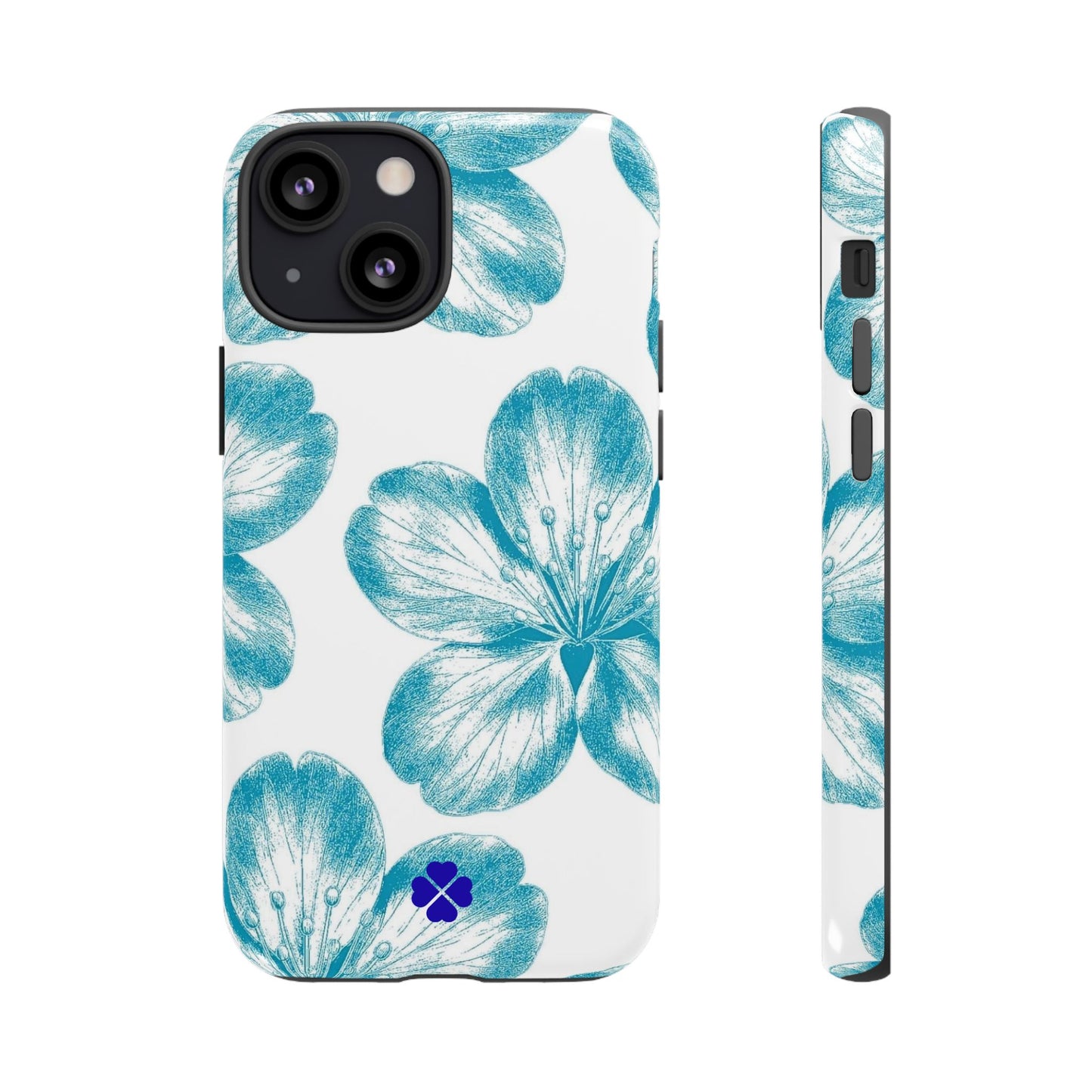 Blue Hibiscus Phone Case