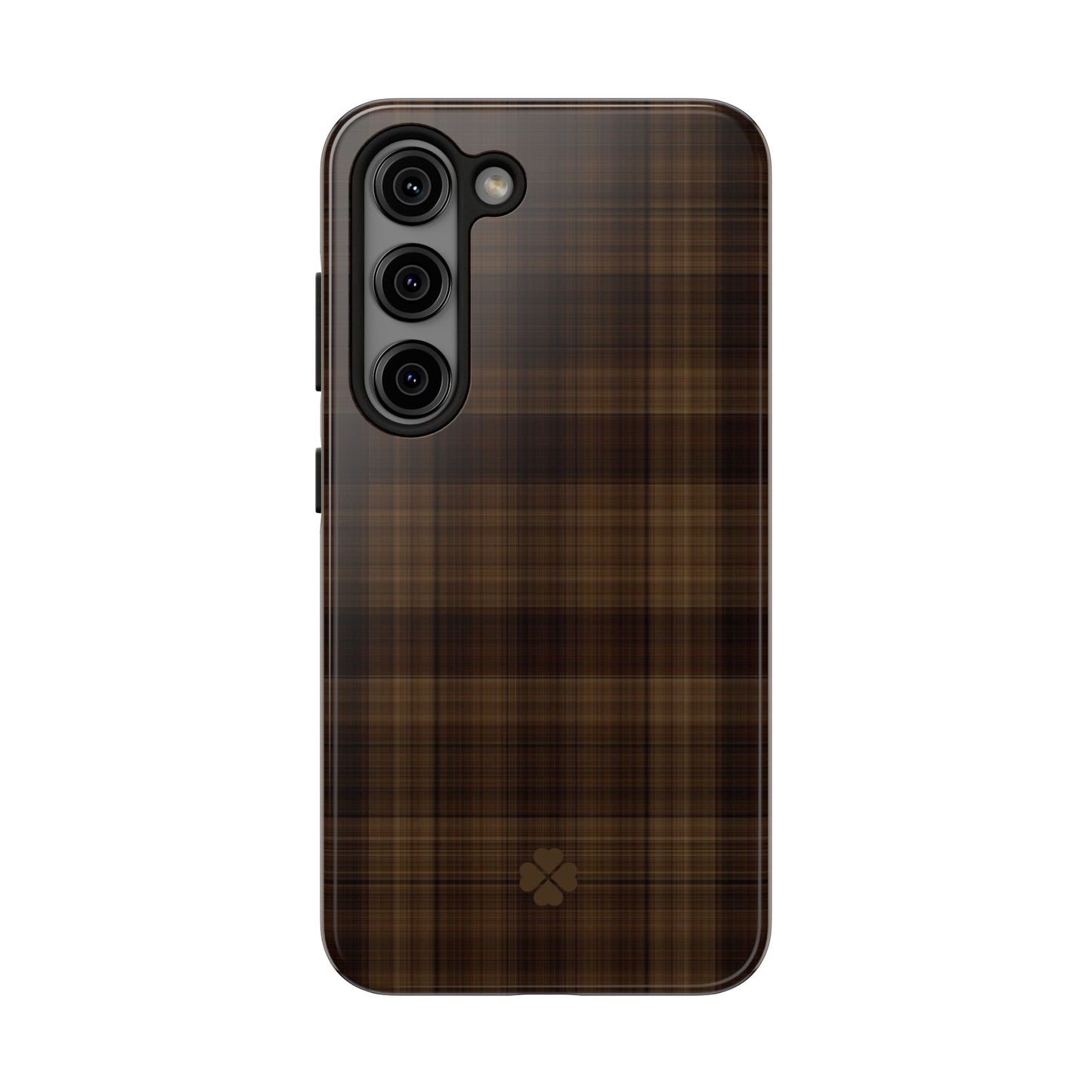 Brown Flannel Phone Case
