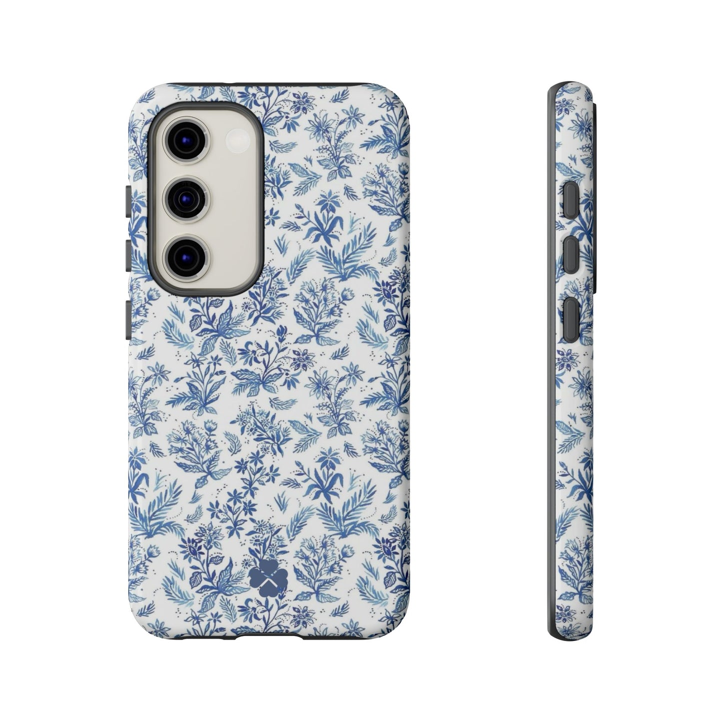 Blue Toile Phone Case