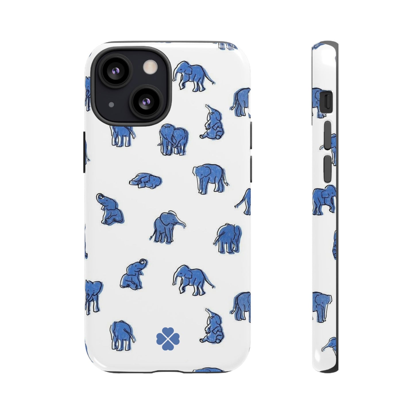 Blue Elephant Phone Case