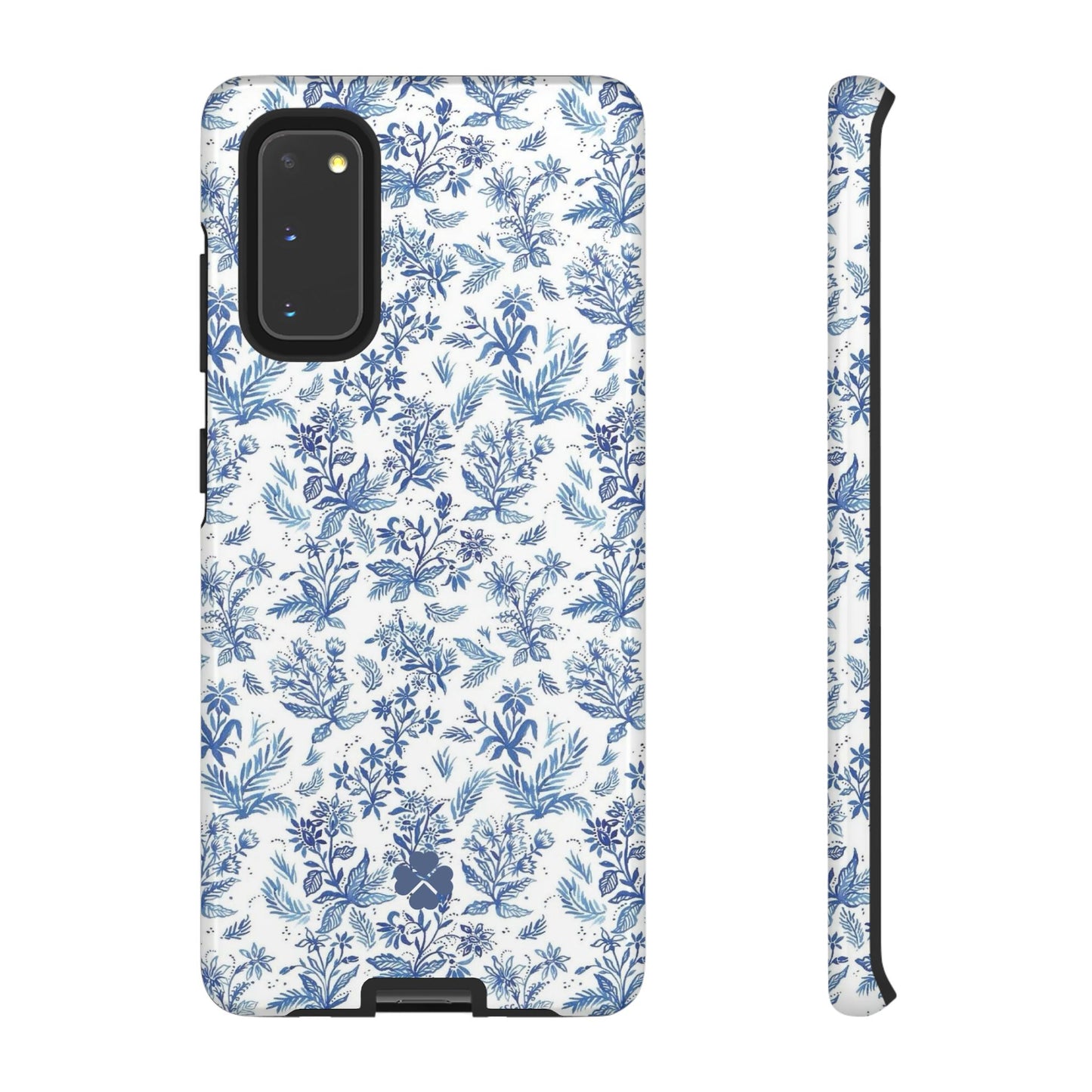 Blue Toile Phone Case