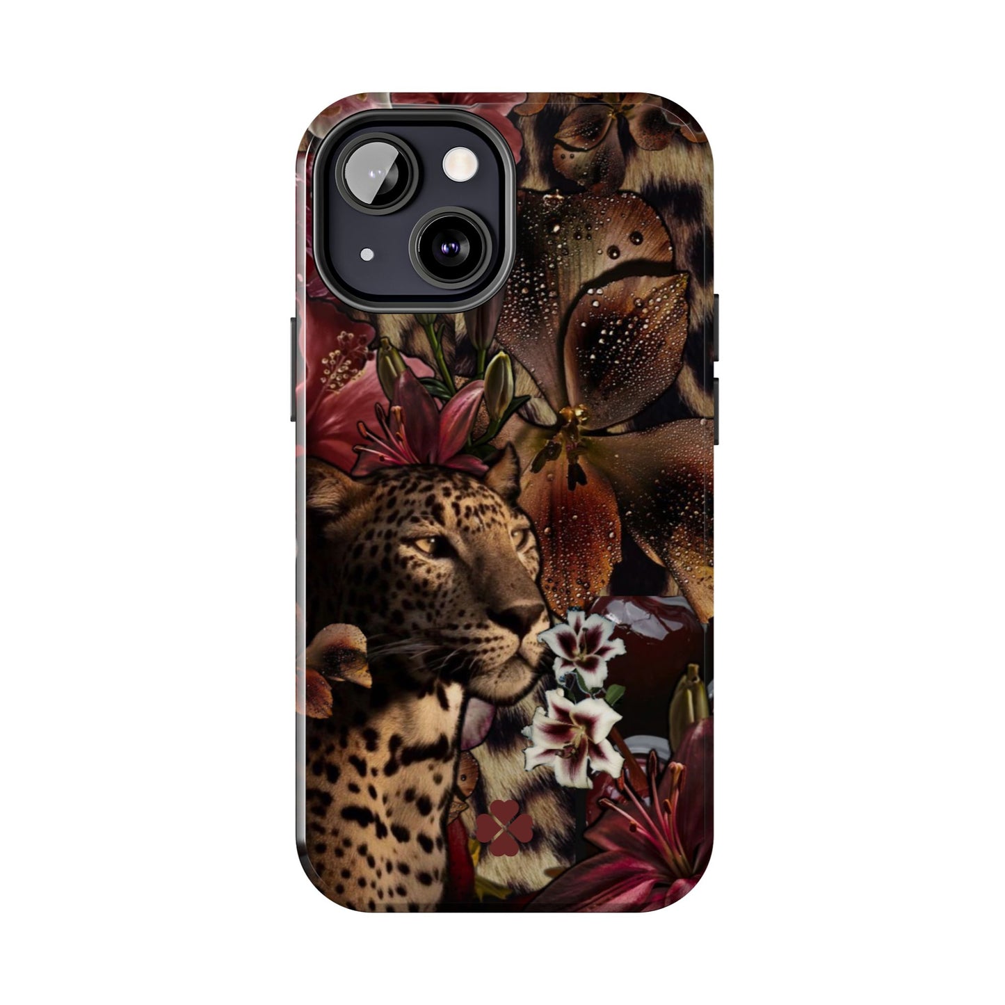 Leopard Floral Phone Case