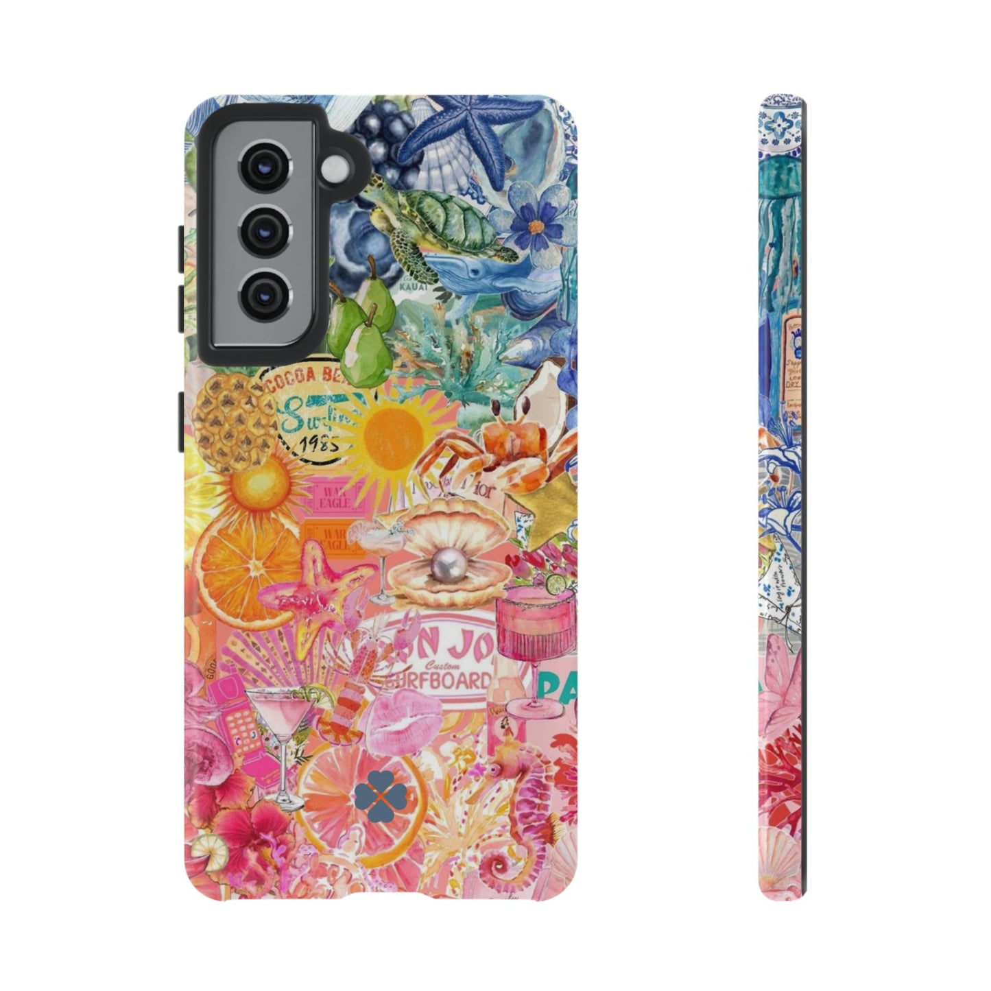 Rainbow Summer Collage Phone Case