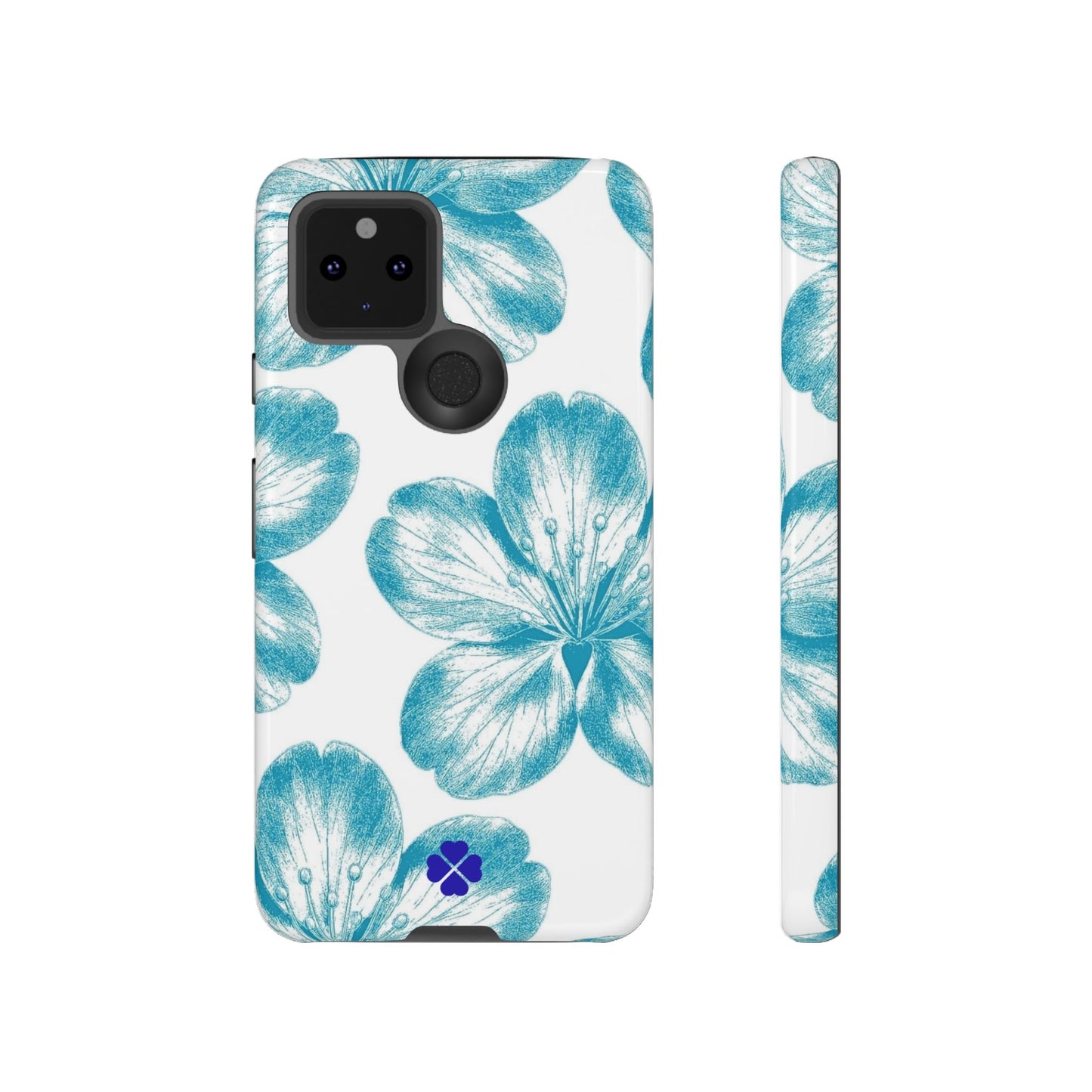 Blue Hibiscus Phone Case