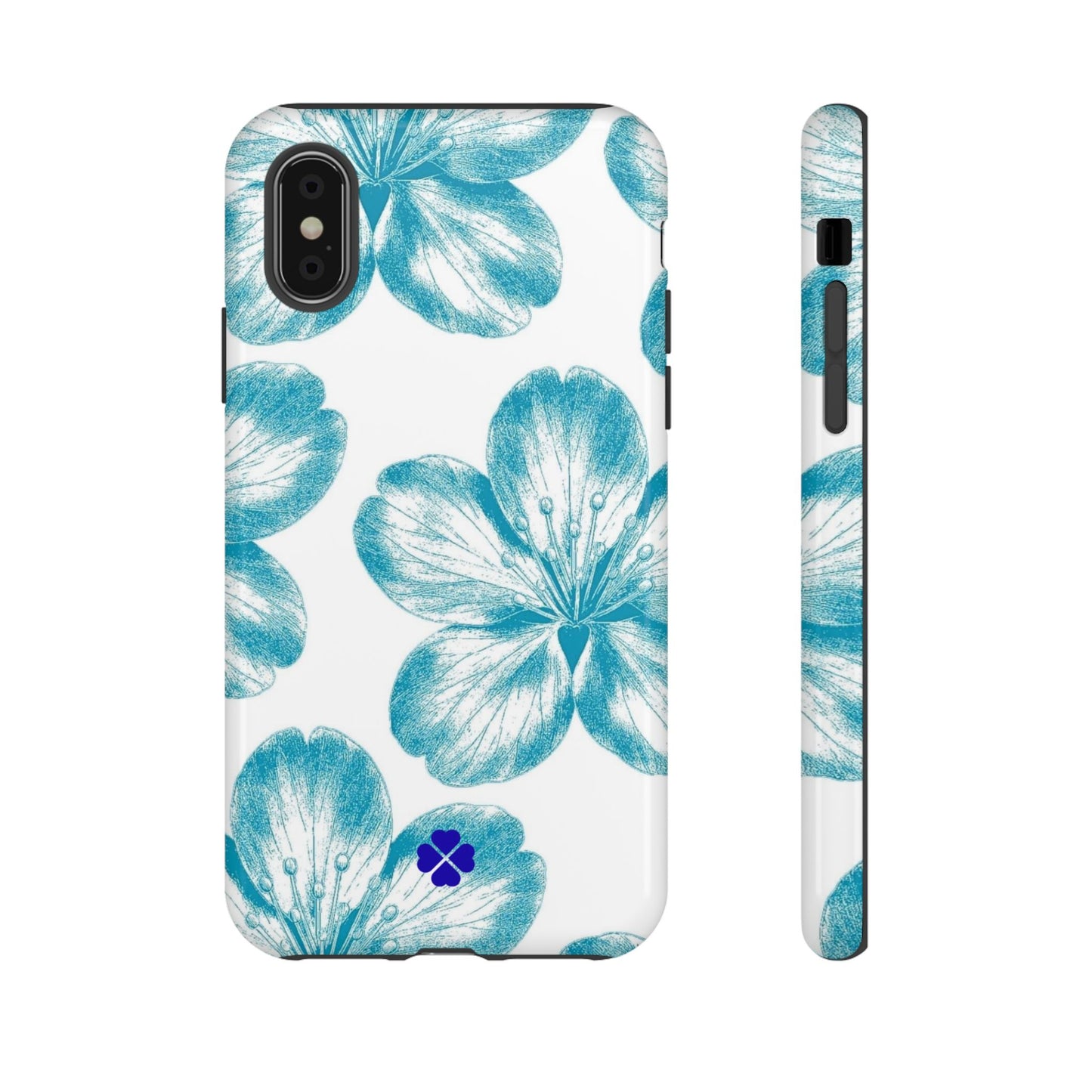 Blue Hibiscus Phone Case