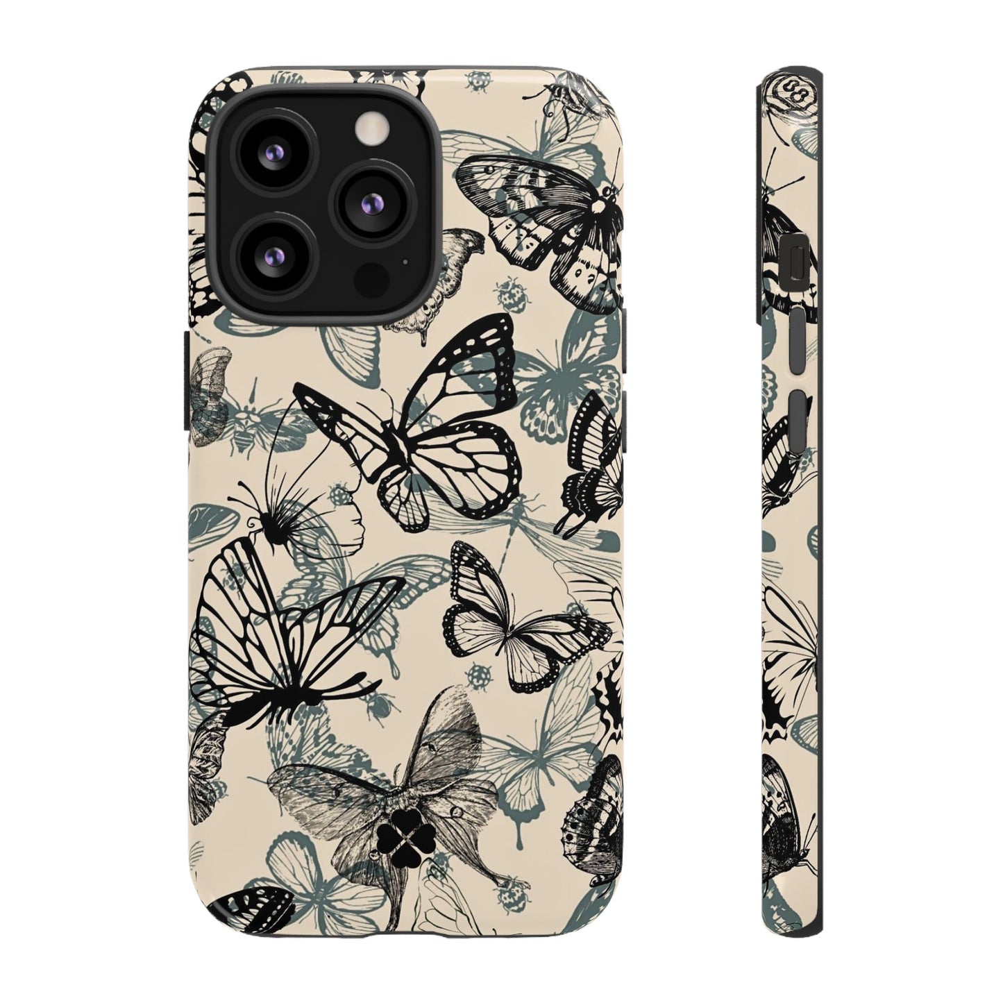 Butterfly Print Phone Case