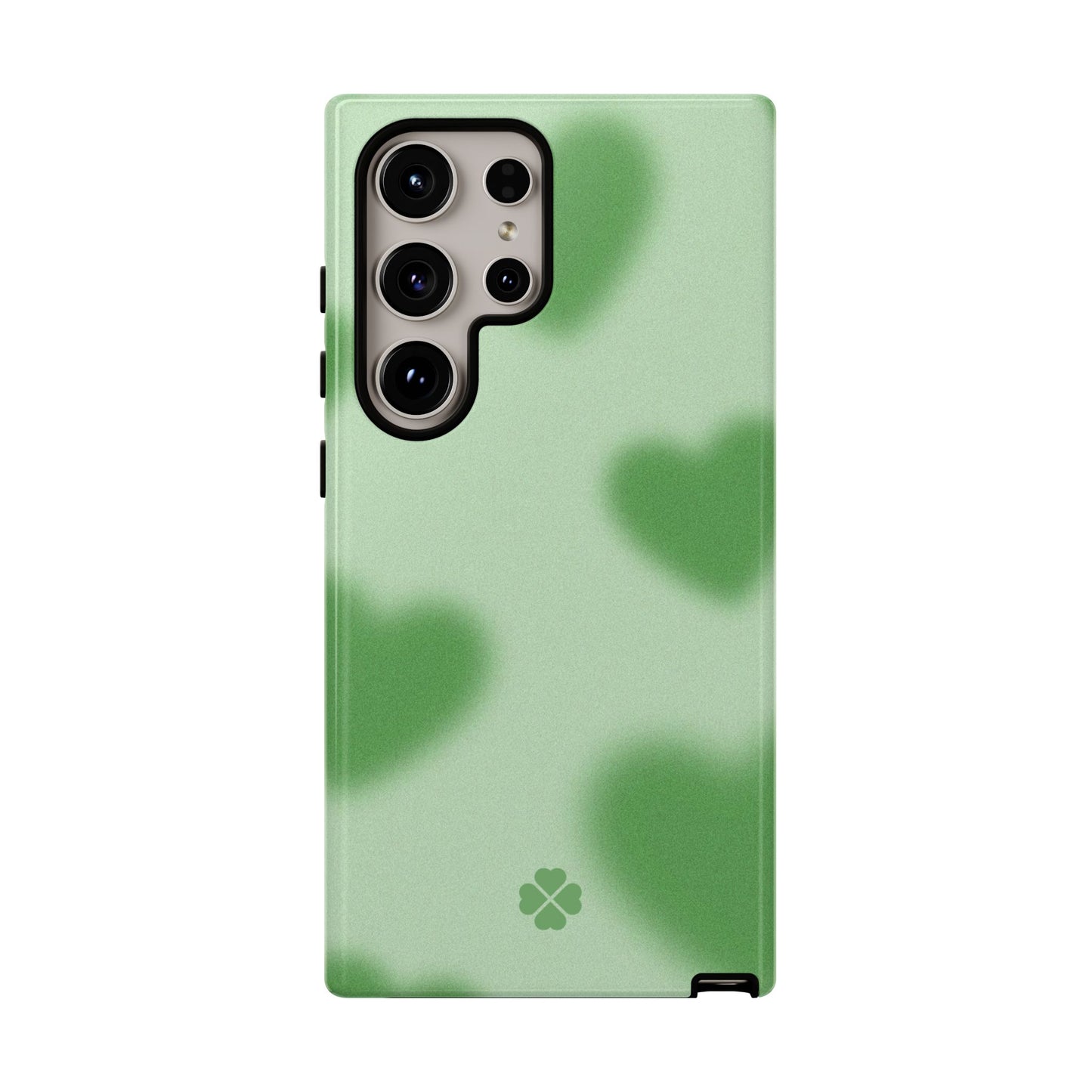 Green Hearts Phone Case