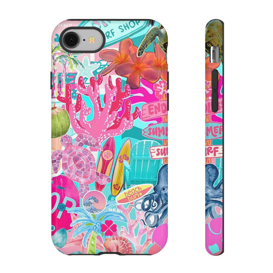 Surf Collage Phone Case
