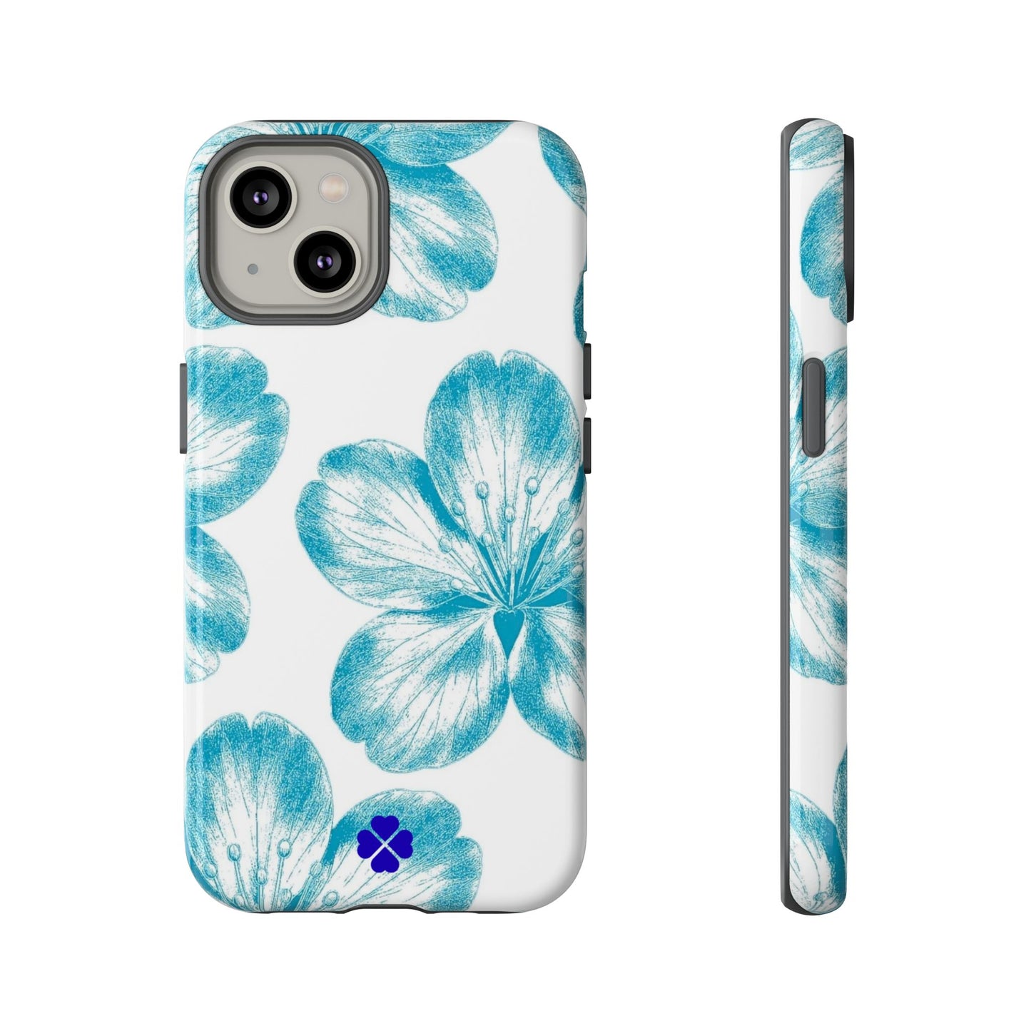 Blue Hibiscus Phone Case