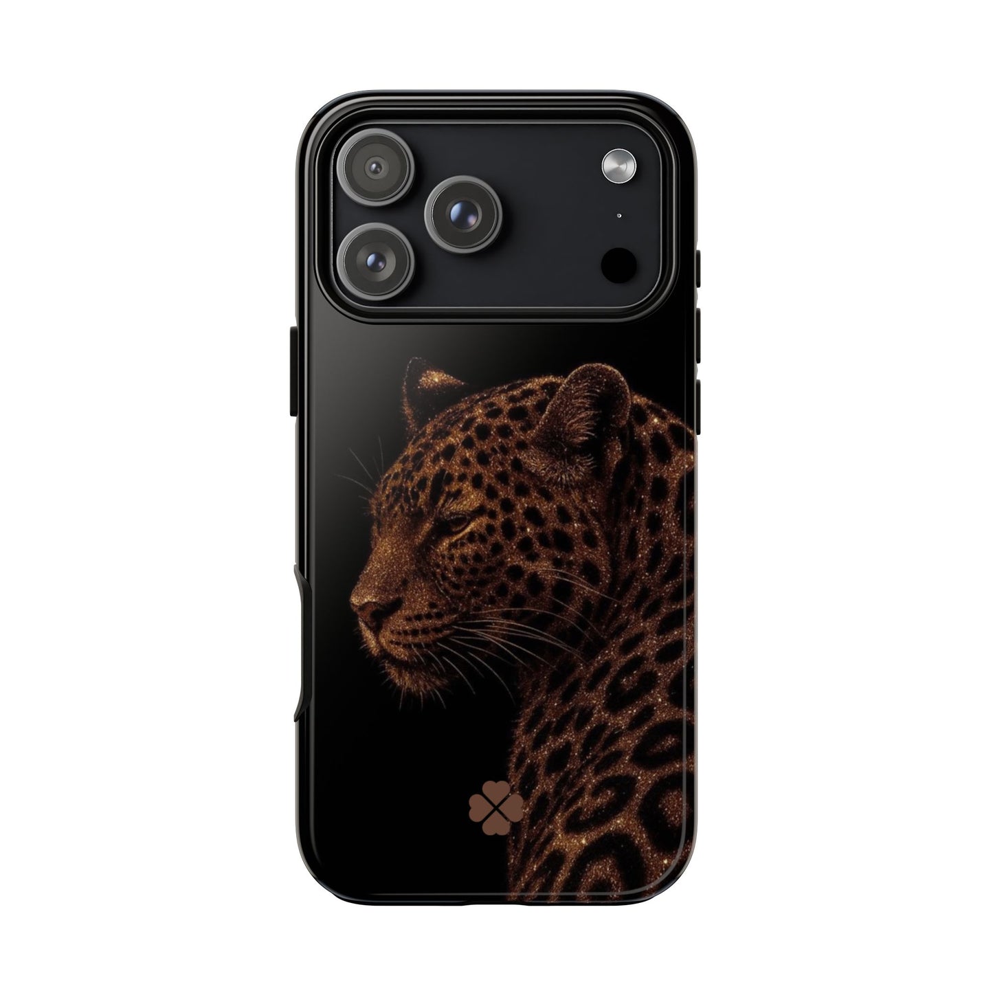 Glitter Leopard Phone Case
