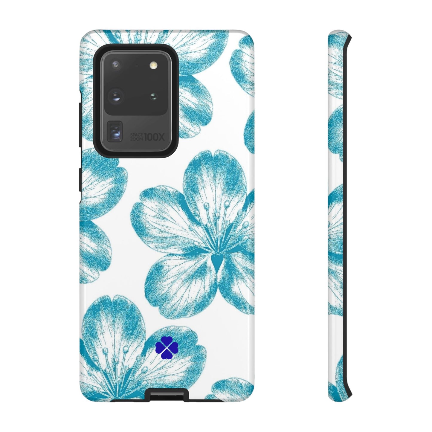 Blue Hibiscus Phone Case