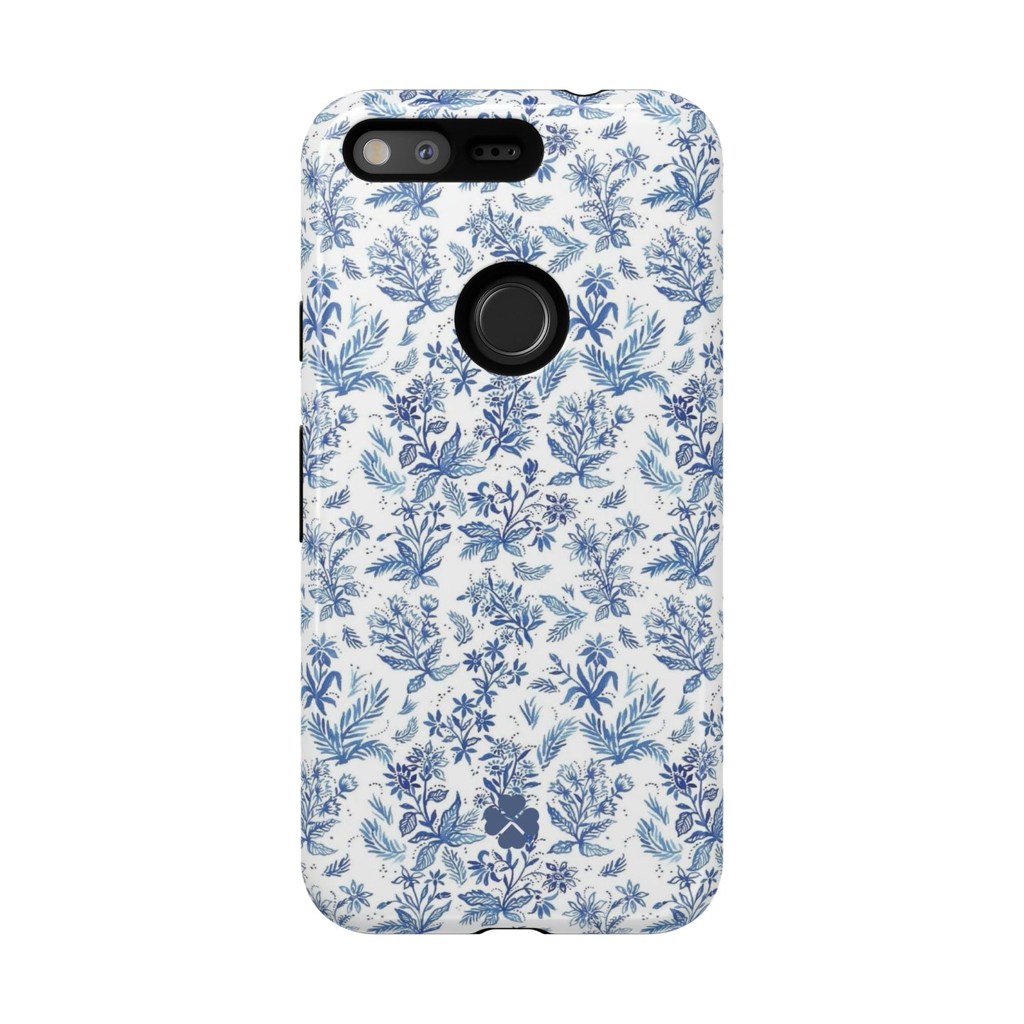 Blue Toile Phone Case