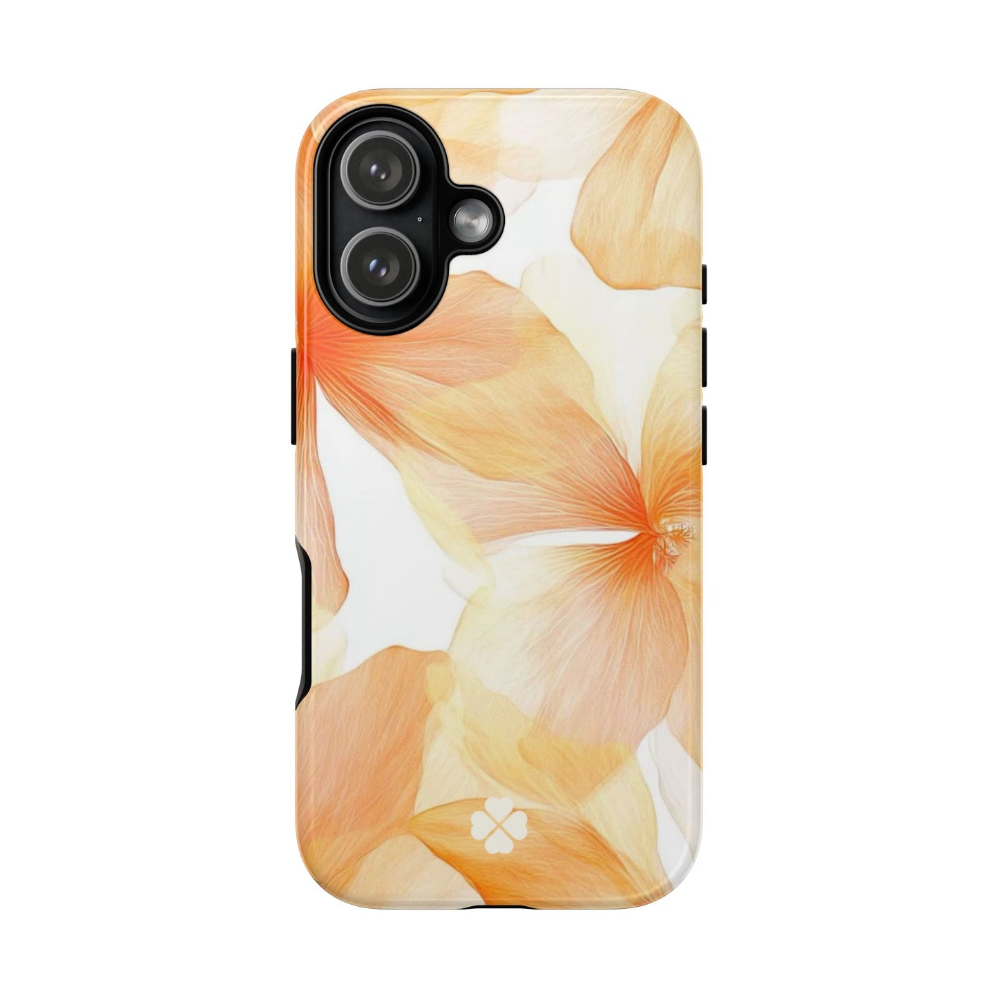 Orange Floral Phone Case