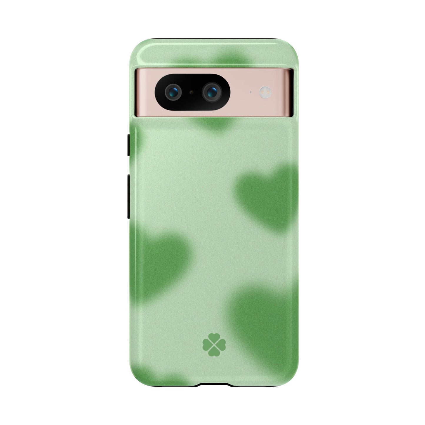 Green Hearts Phone Case