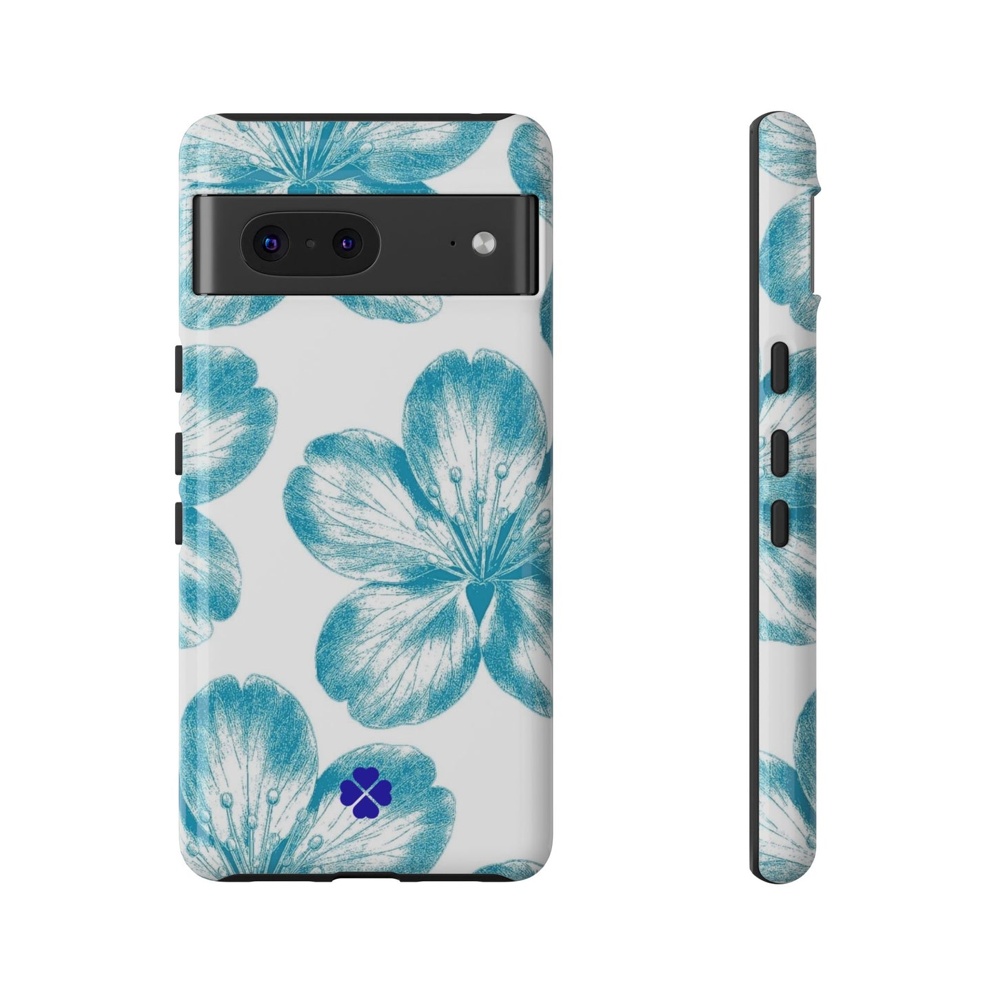 Blue Hibiscus Phone Case