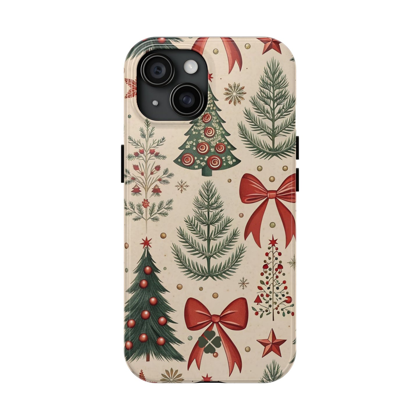 Christmas Tree Bow Phone Case