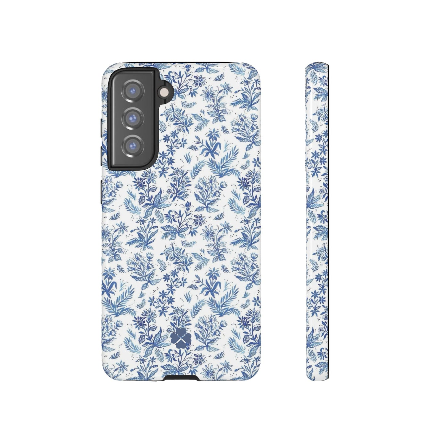Blue Toile Phone Case