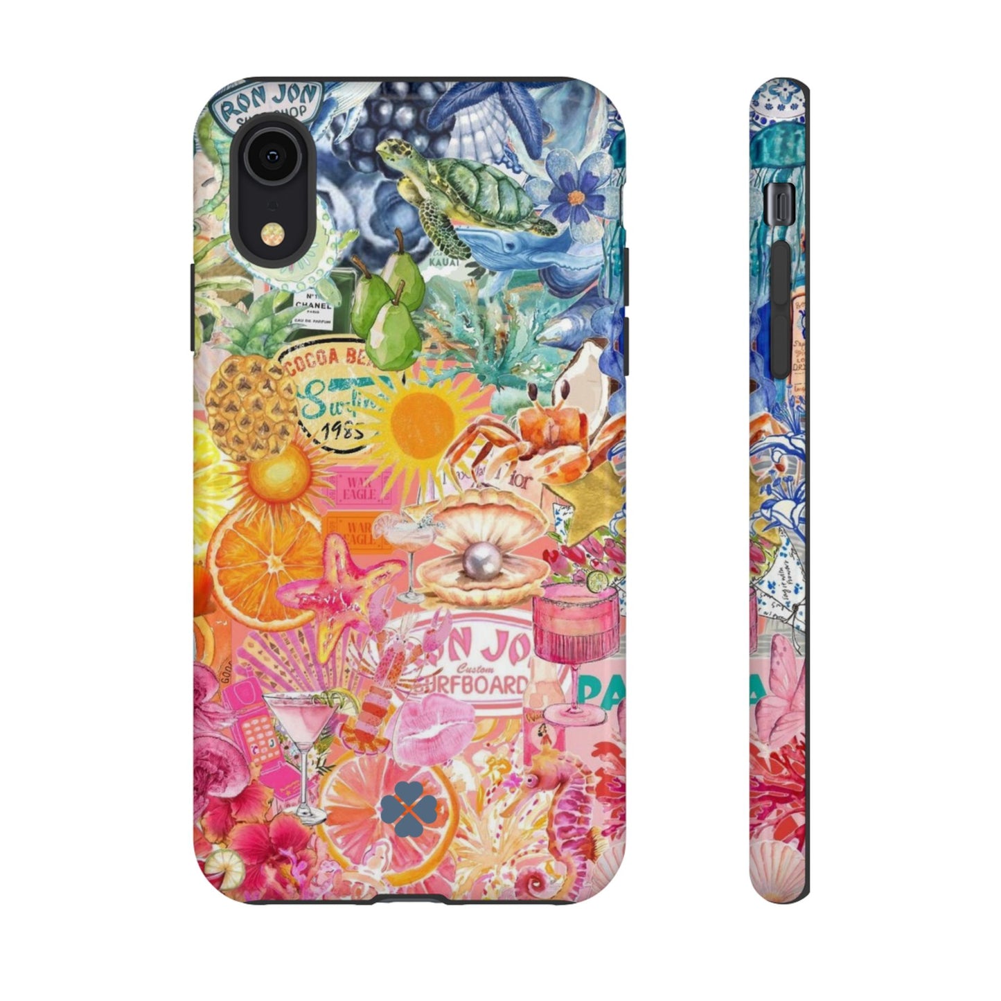 Rainbow Summer Collage Phone Case