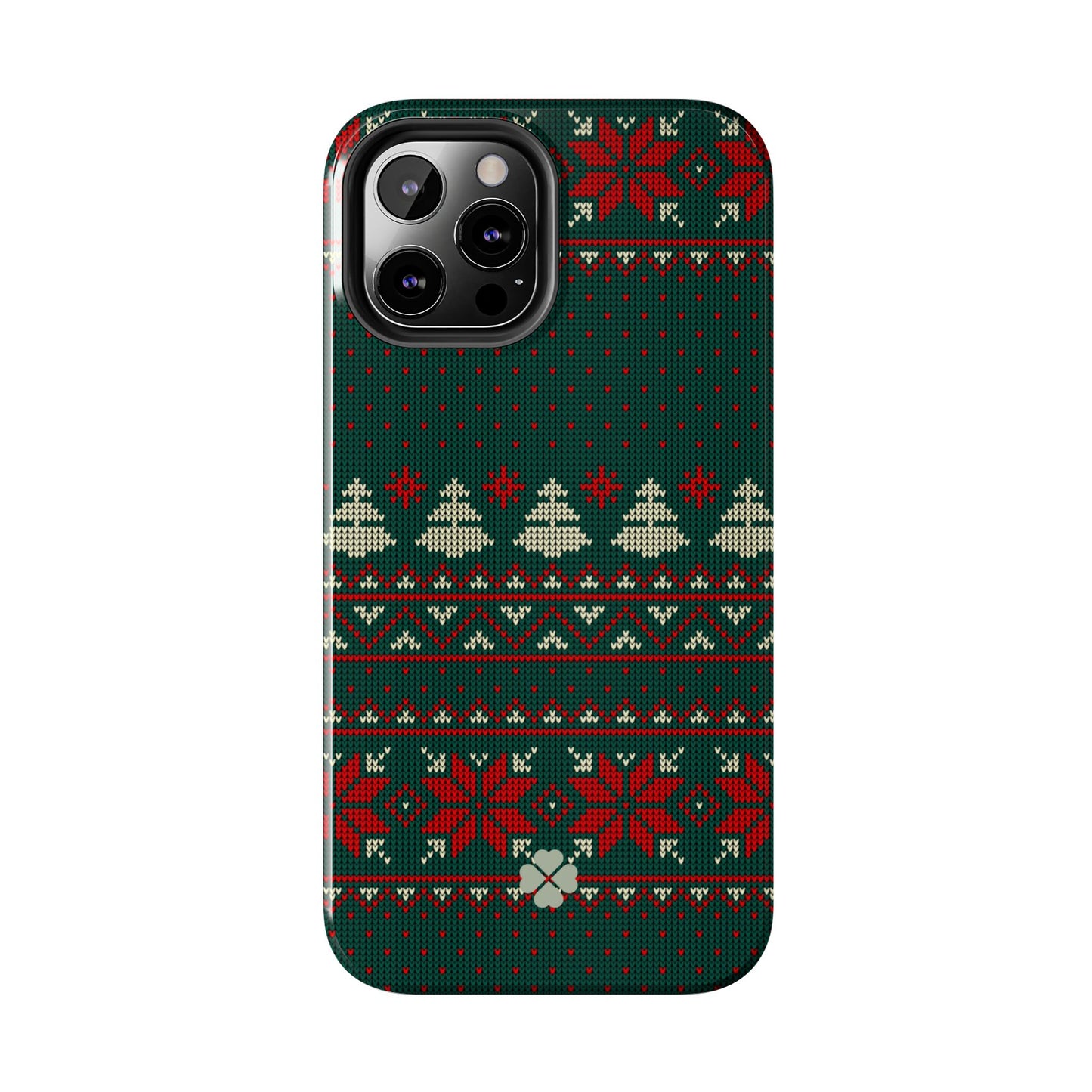 Green Christmas Sweater Phone Case