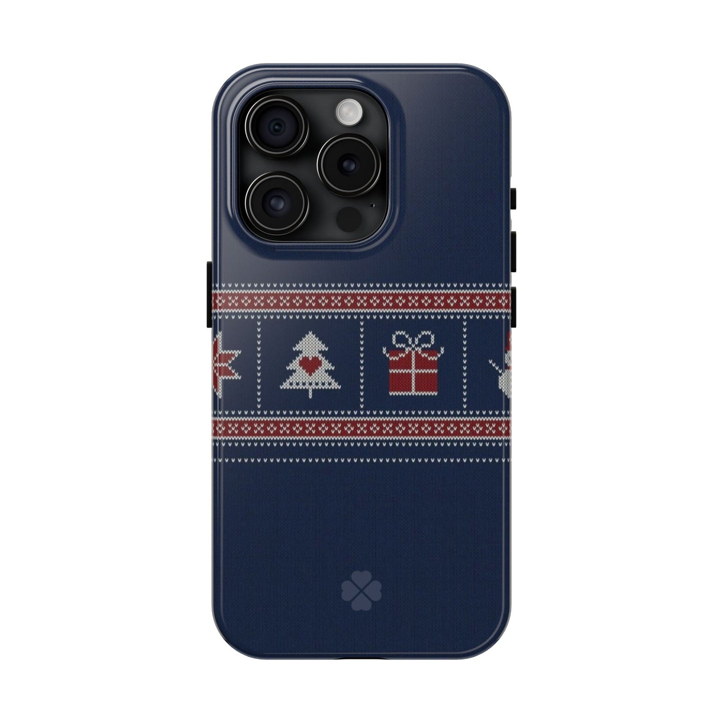 Blue Christmas Sweater Phone Case
